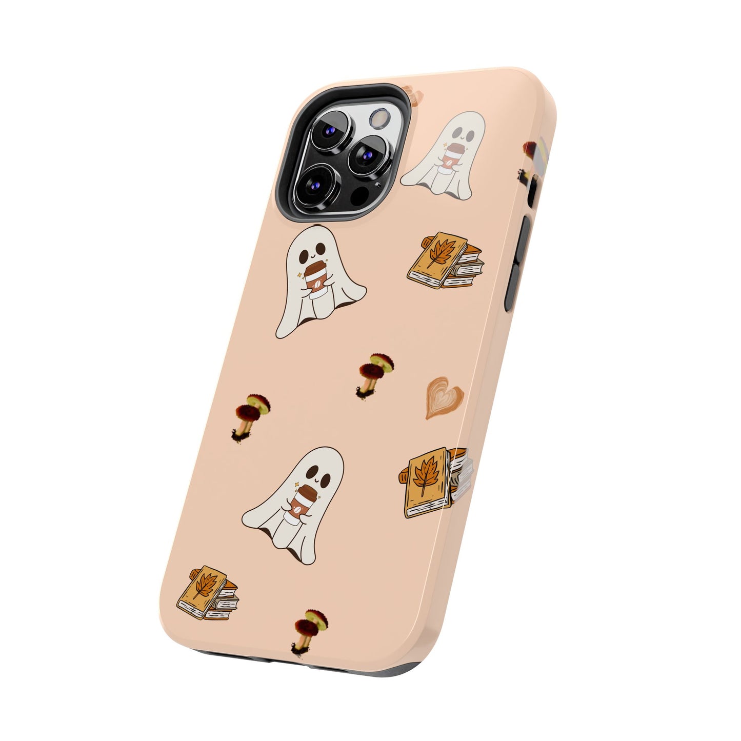Cute Ghosts Tough Phone Case, Halloween Cell Phone Cover, Gift for Phone Lovers, Spooky Aesthetic, Durable Protective Case