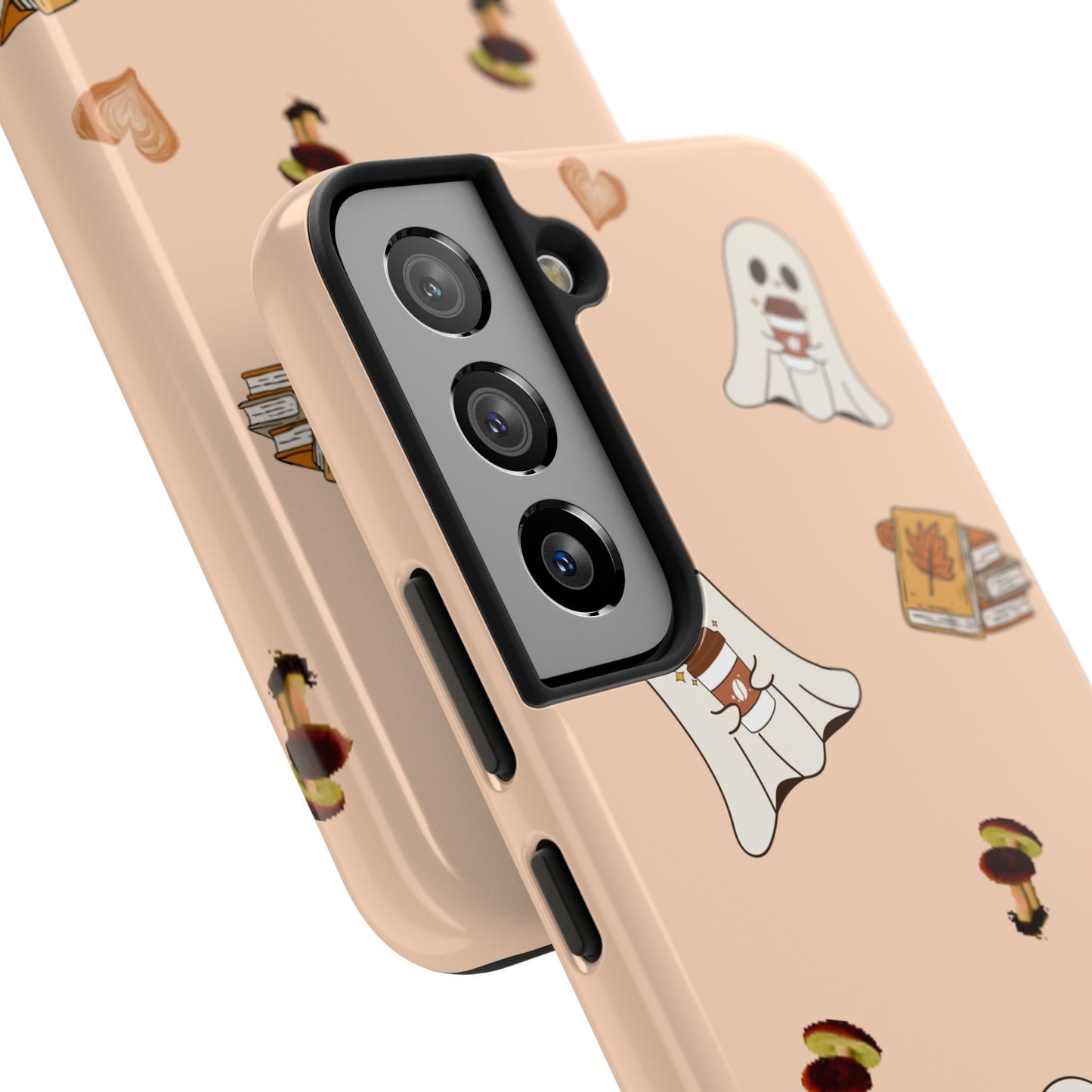 Cute Ghosts Tough Phone Case, Halloween Cell Phone Cover, Gift for Phone Lovers, Spooky Aesthetic, Durable Protective Case