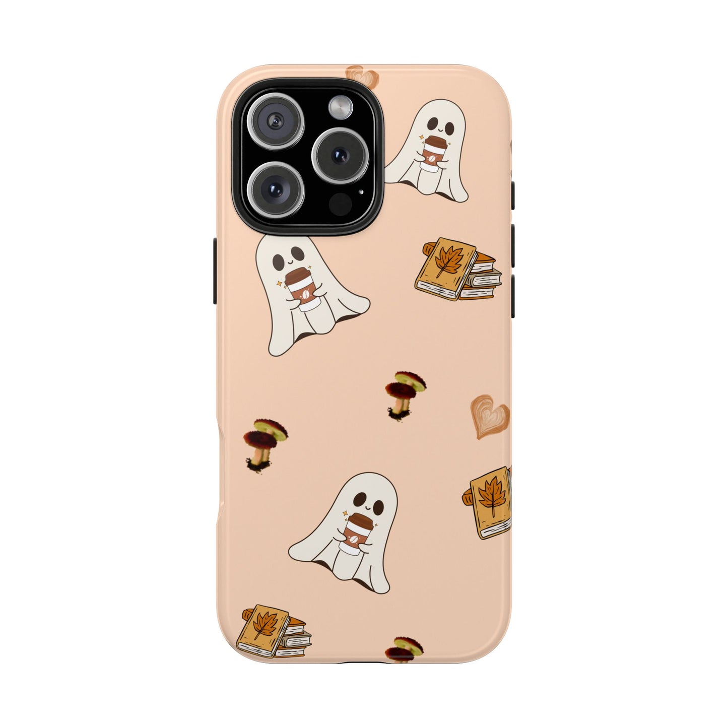 Cute Ghosts Tough Phone Case, Halloween Cell Phone Cover, Gift for Phone Lovers, Spooky Aesthetic, Durable Protective Case