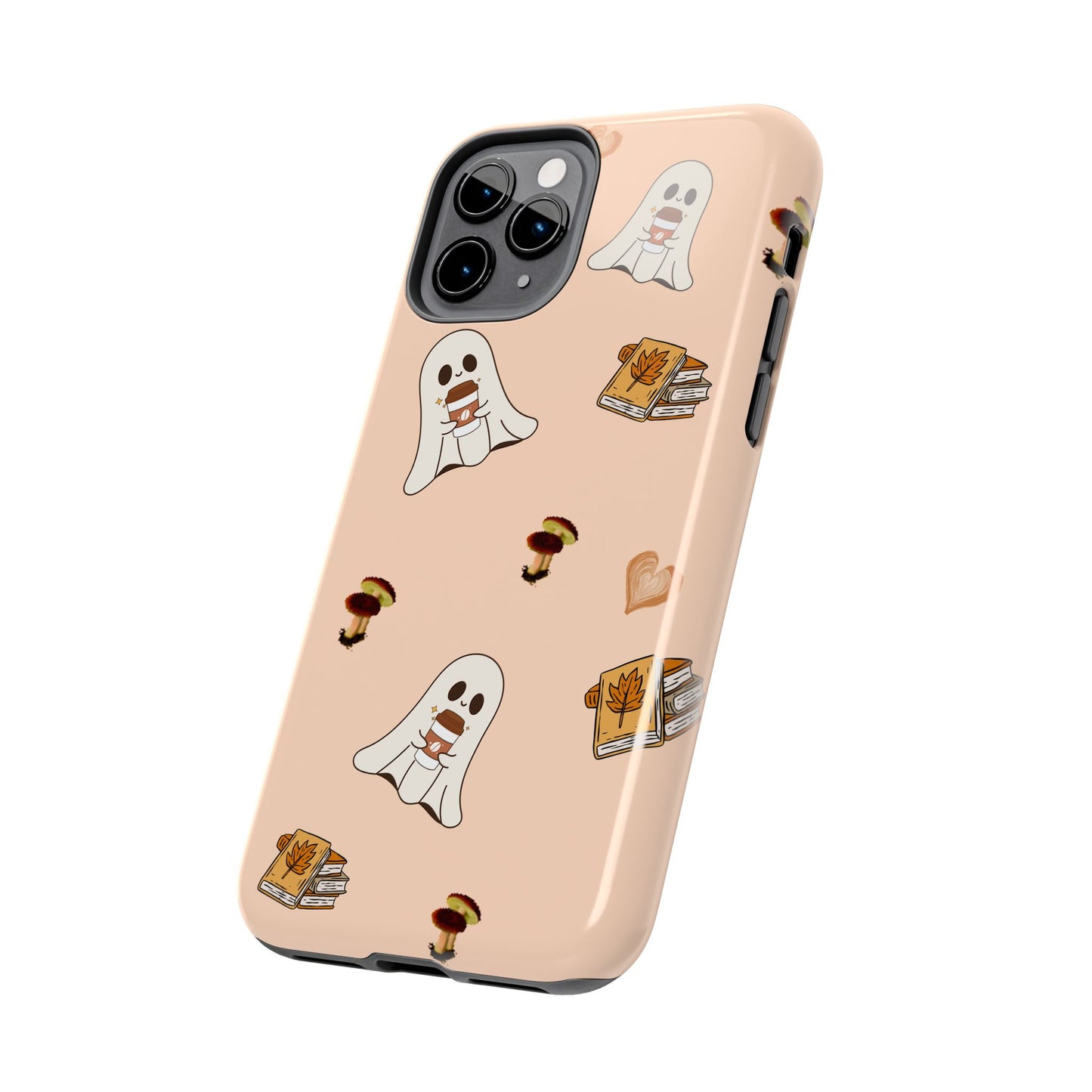 Cute Ghosts Tough Phone Case, Halloween Cell Phone Cover, Gift for Phone Lovers, Spooky Aesthetic, Durable Protective Case