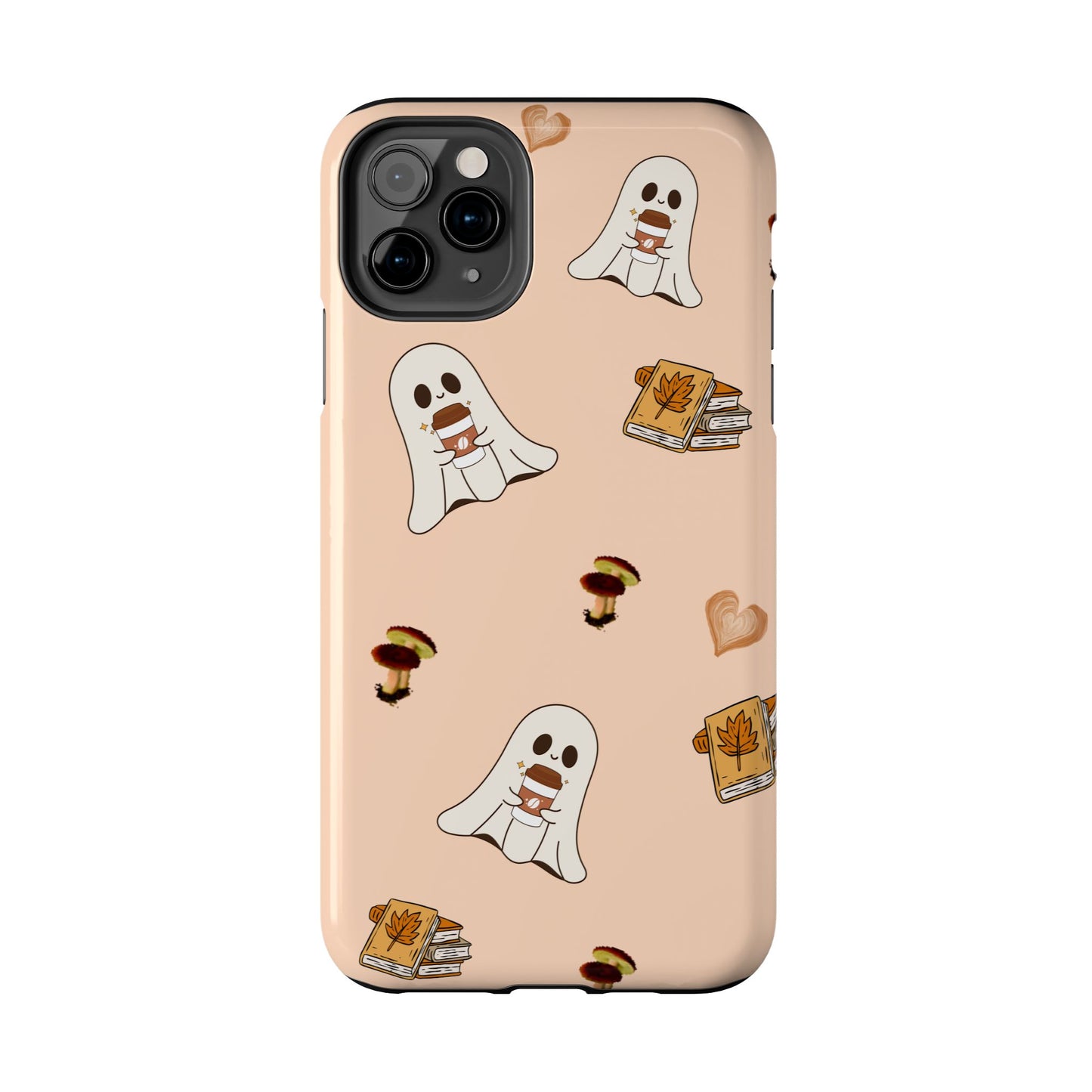 Cute Ghosts Tough Phone Case, Halloween Cell Phone Cover, Gift for Phone Lovers, Spooky Aesthetic, Durable Protective Case