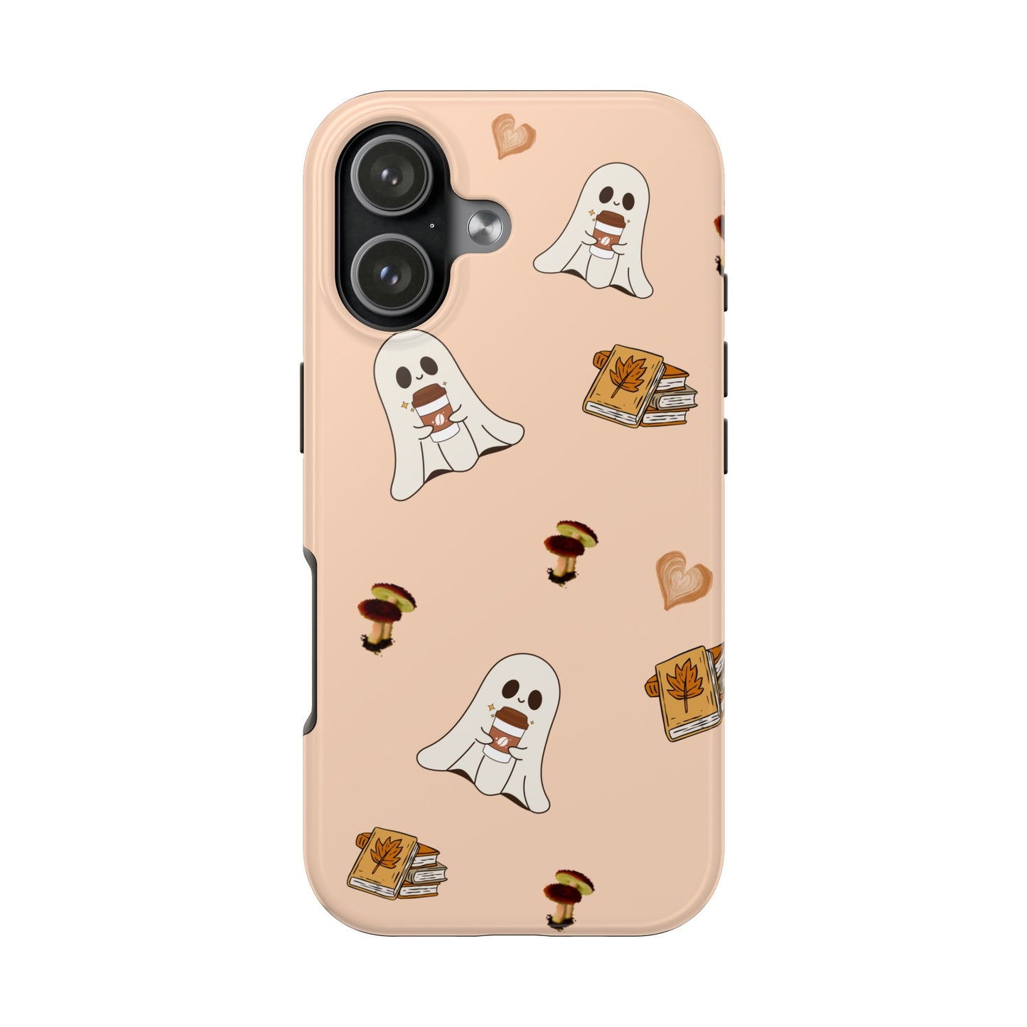 Cute Ghosts Tough Phone Case, Halloween Cell Phone Cover, Gift for Phone Lovers, Spooky Aesthetic, Durable Protective Case