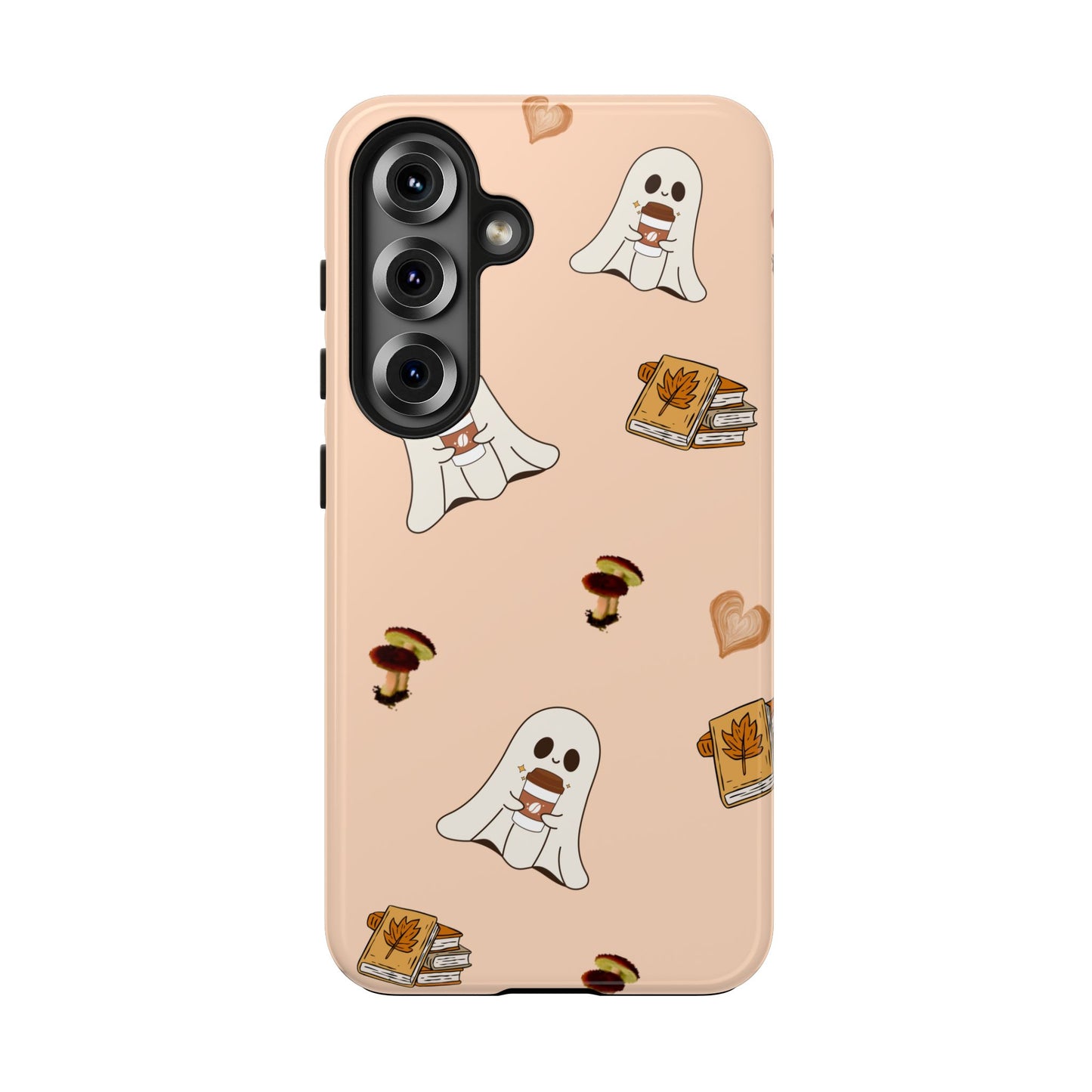 Cute Ghosts Tough Phone Case, Halloween Cell Phone Cover, Gift for Phone Lovers, Spooky Aesthetic, Durable Protective Case