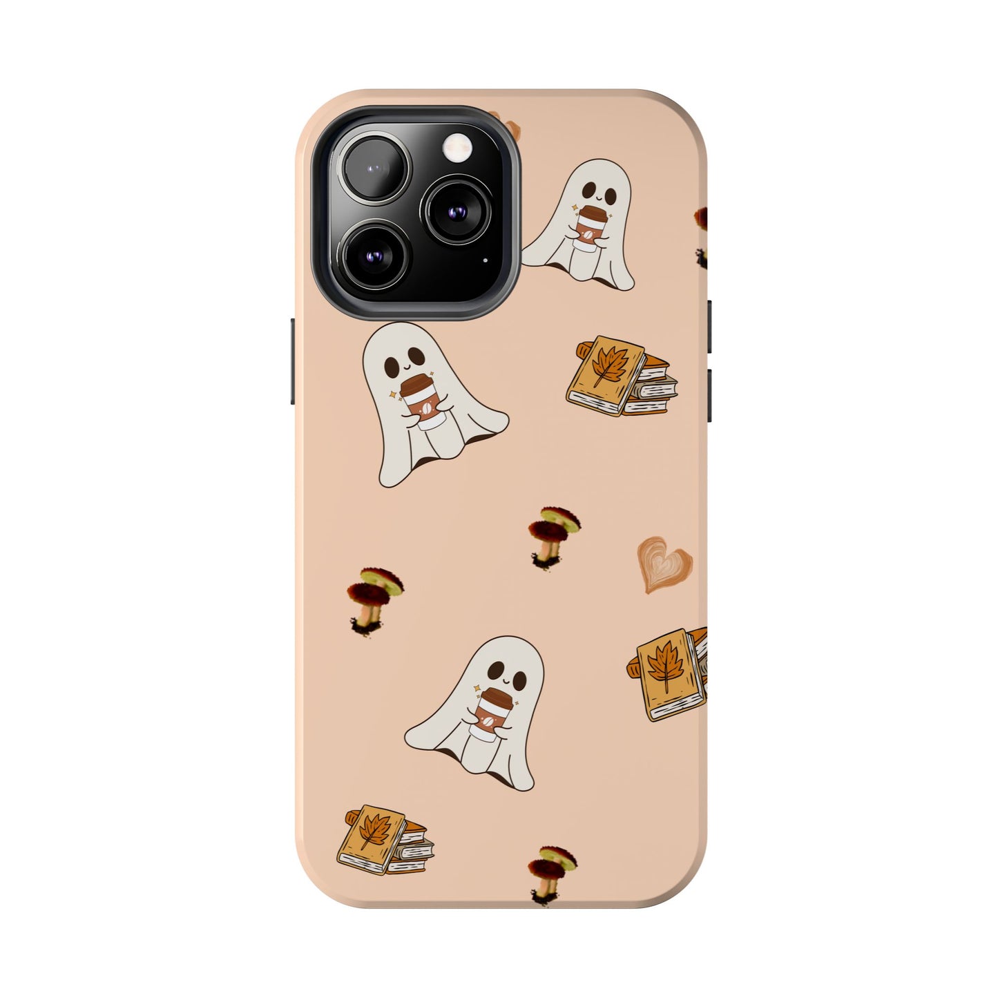 Cute Ghosts Tough Phone Case, Halloween Cell Phone Cover, Gift for Phone Lovers, Spooky Aesthetic, Durable Protective Case