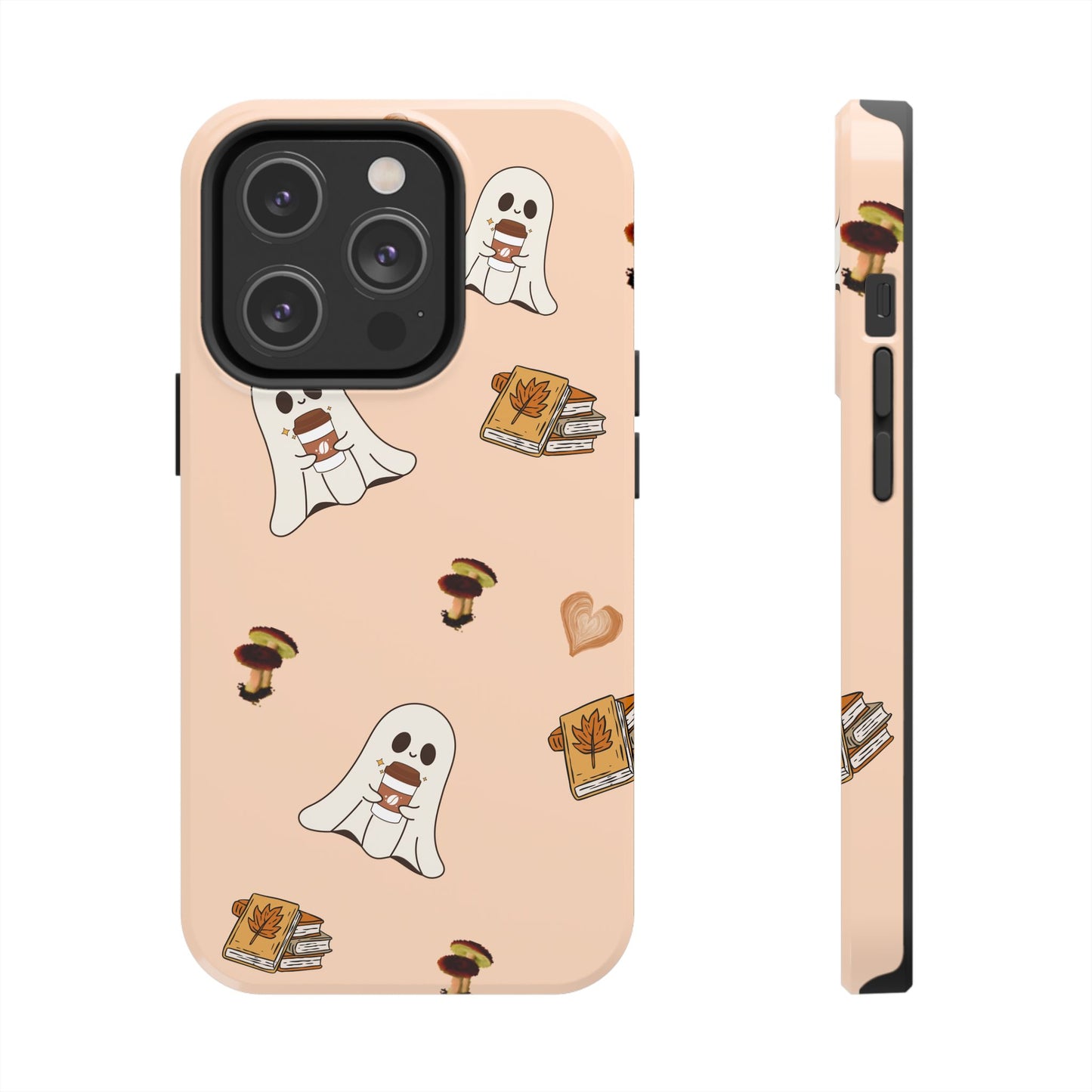 Cute Ghosts Tough Phone Case, Halloween Cell Phone Cover, Gift for Phone Lovers, Spooky Aesthetic, Durable Protective Case