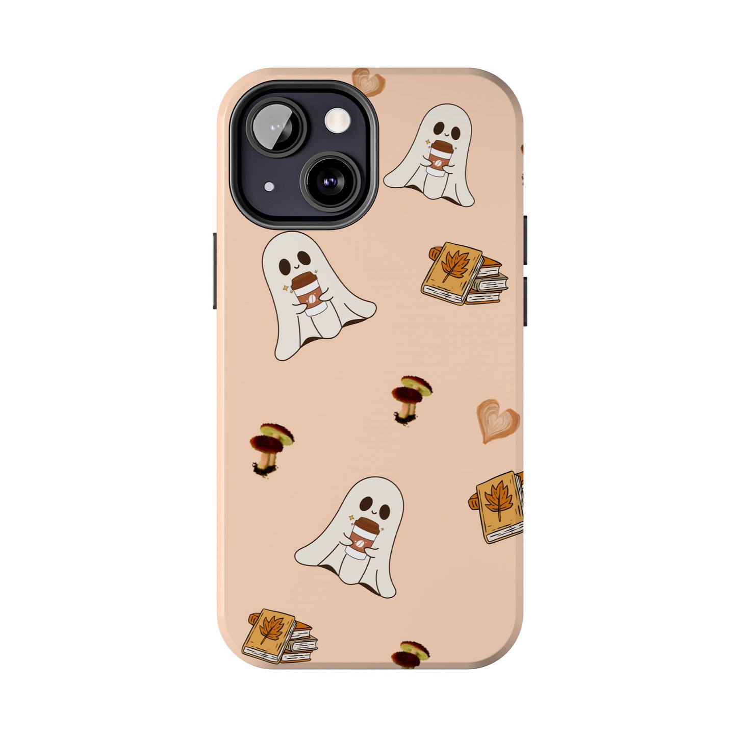 Cute Ghosts Tough Phone Case, Halloween Cell Phone Cover, Gift for Phone Lovers, Spooky Aesthetic, Durable Protective Case