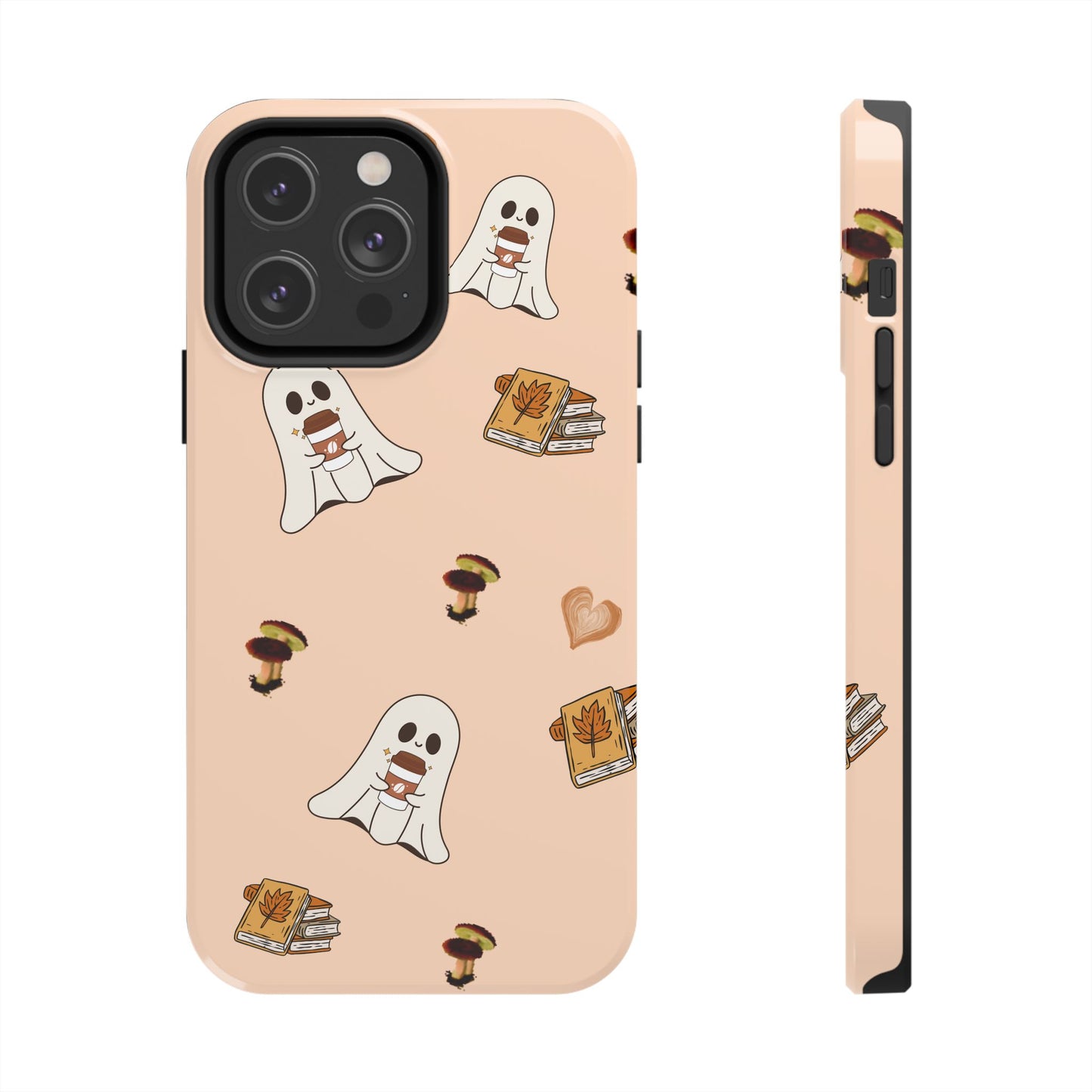 Cute Ghosts Tough Phone Case, Halloween Cell Phone Cover, Gift for Phone Lovers, Spooky Aesthetic, Durable Protective Case