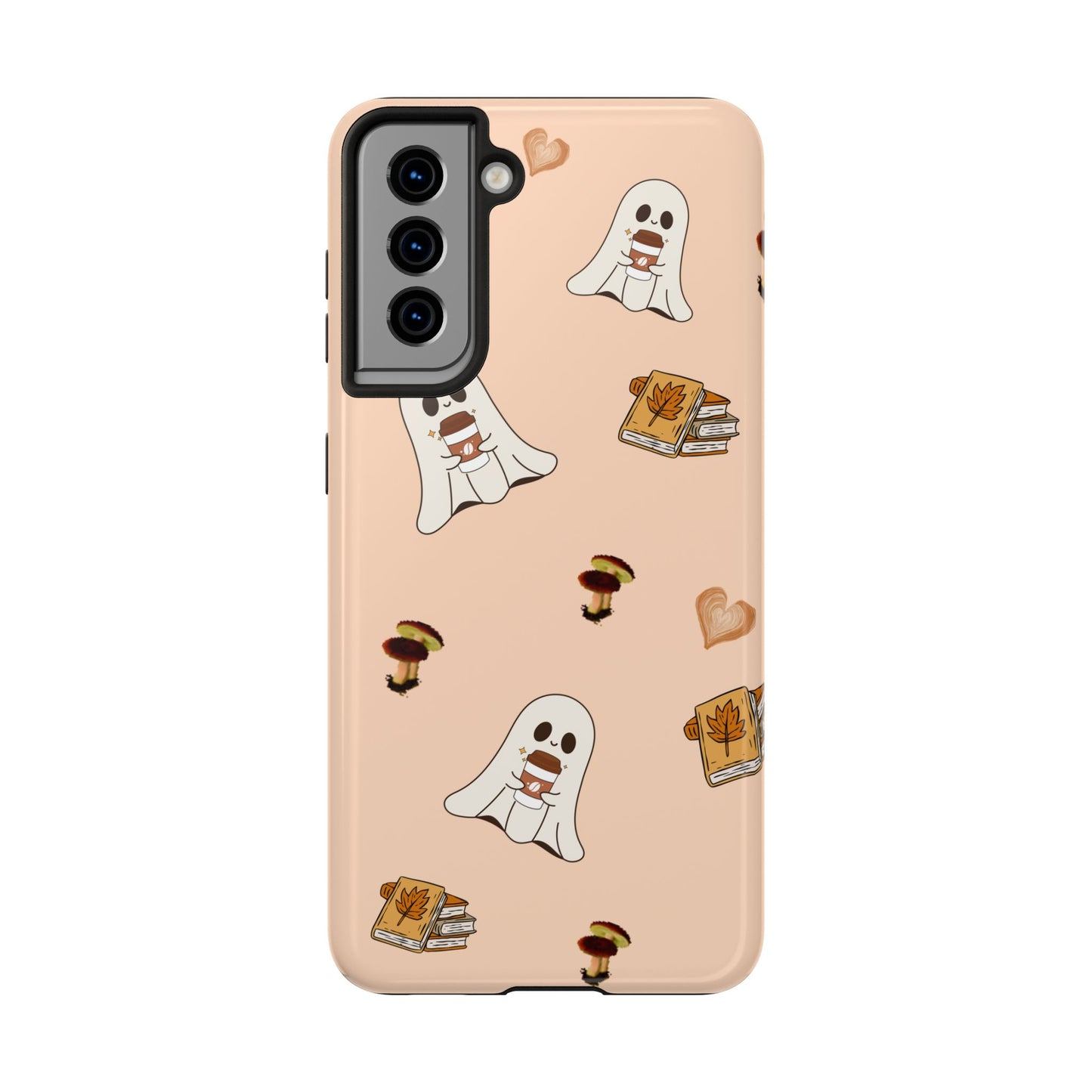 Cute Ghosts Tough Phone Case, Halloween Cell Phone Cover, Gift for Phone Lovers, Spooky Aesthetic, Durable Protective Case