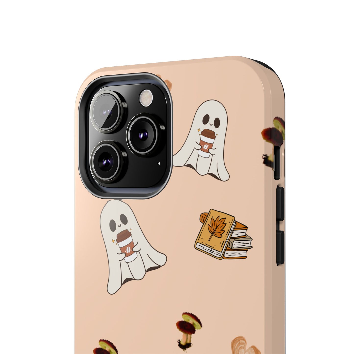 Cute Ghosts Tough Phone Case, Halloween Cell Phone Cover, Gift for Phone Lovers, Spooky Aesthetic, Durable Protective Case