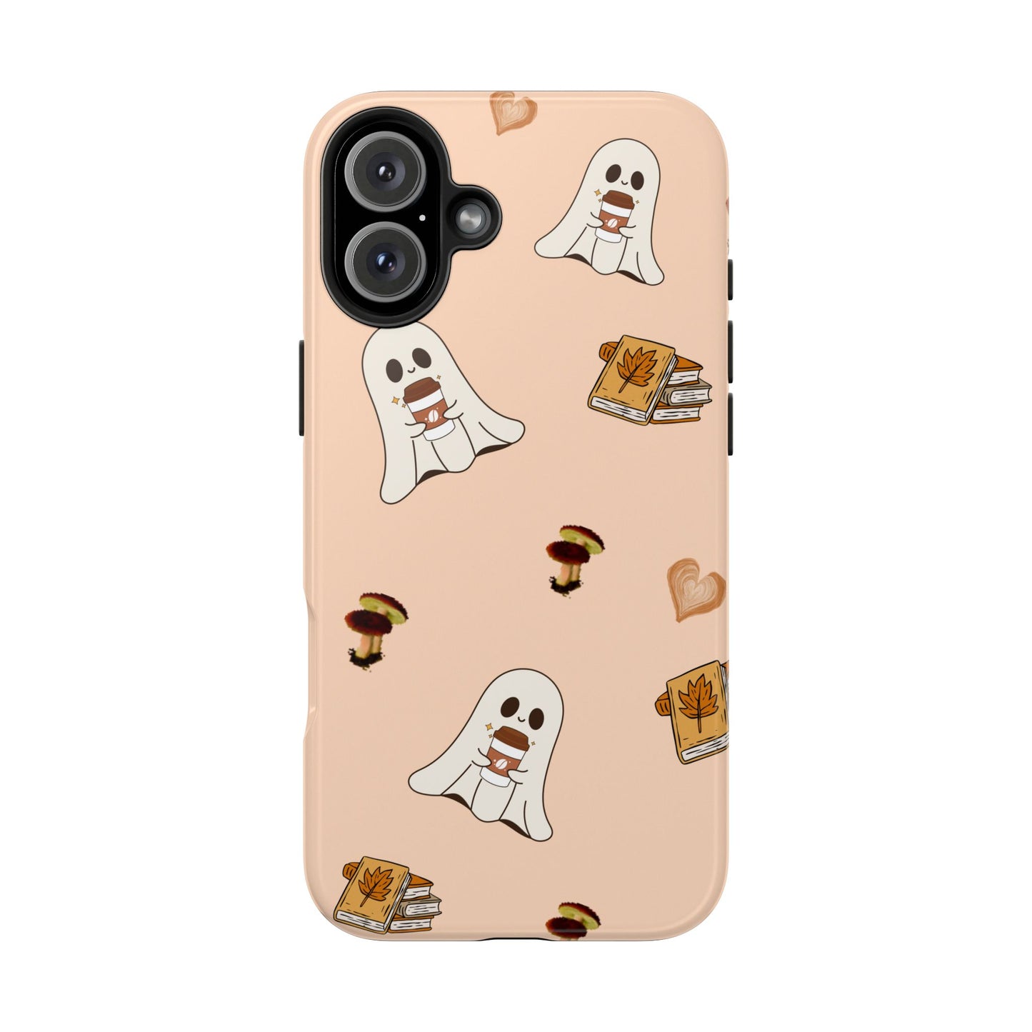 Cute Ghosts Tough Phone Case, Halloween Cell Phone Cover, Gift for Phone Lovers, Spooky Aesthetic, Durable Protective Case