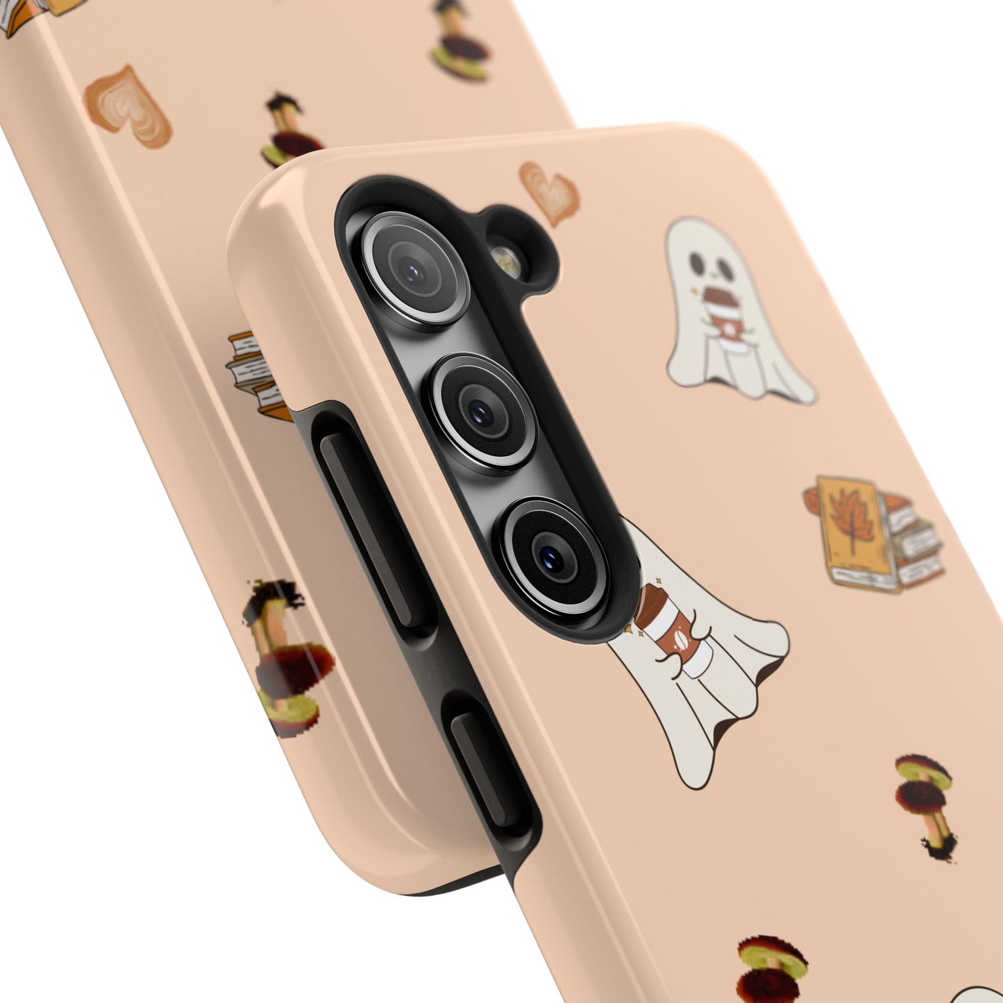 Cute Ghosts Tough Phone Case, Halloween Cell Phone Cover, Gift for Phone Lovers, Spooky Aesthetic, Durable Protective Case