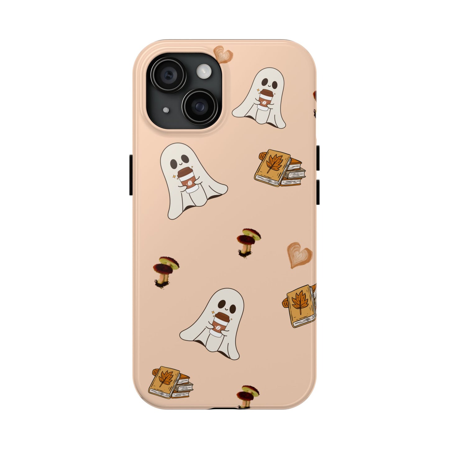 Cute Ghosts Tough Phone Case, Halloween Cell Phone Cover, Gift for Phone Lovers, Spooky Aesthetic, Durable Protective Case