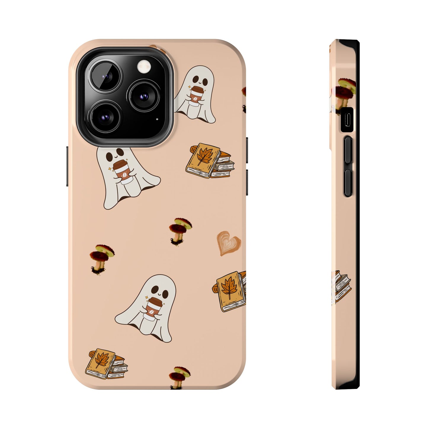 Cute Ghosts Tough Phone Case, Halloween Cell Phone Cover, Gift for Phone Lovers, Spooky Aesthetic, Durable Protective Case