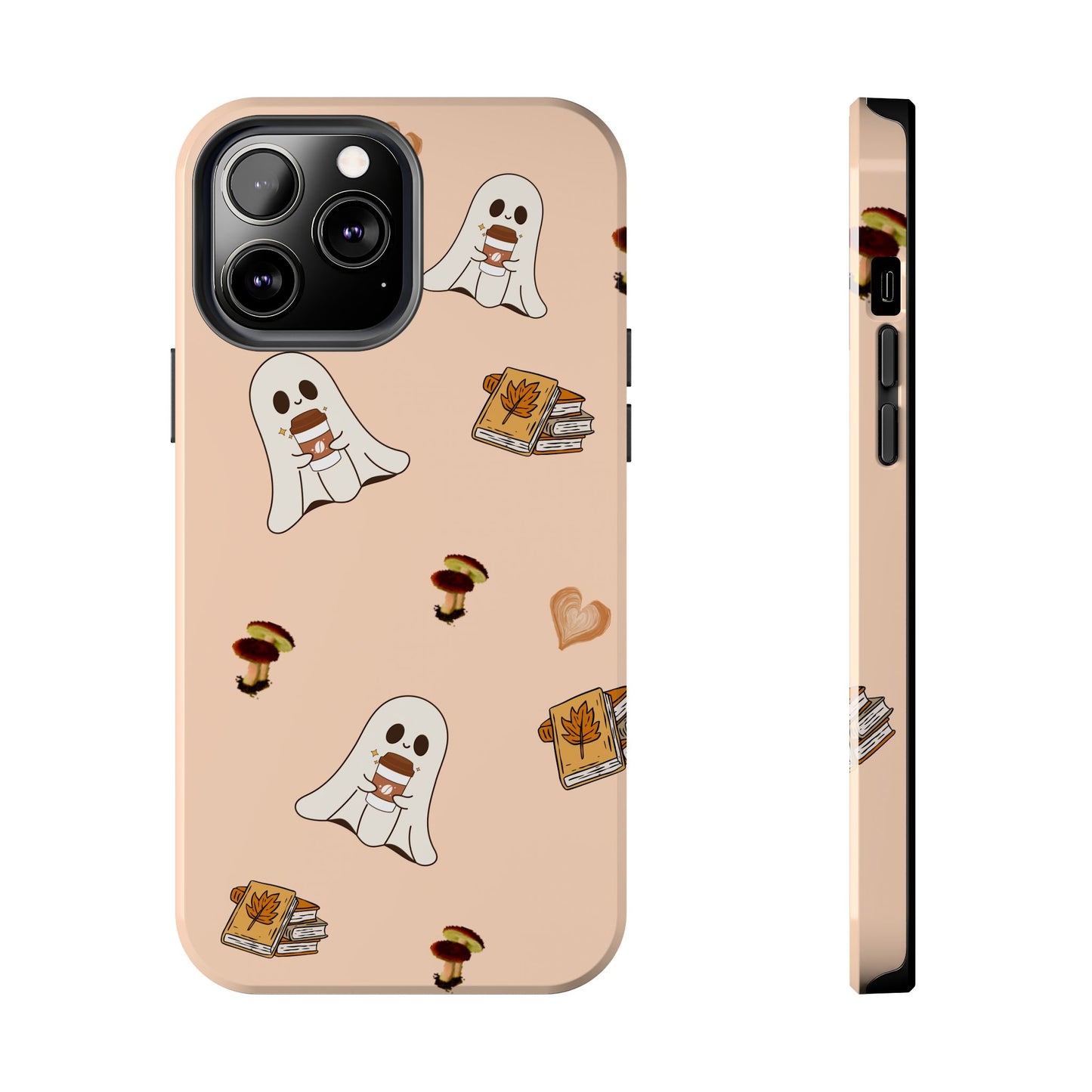 Cute Ghosts Tough Phone Case, Halloween Cell Phone Cover, Gift for Phone Lovers, Spooky Aesthetic, Durable Protective Case