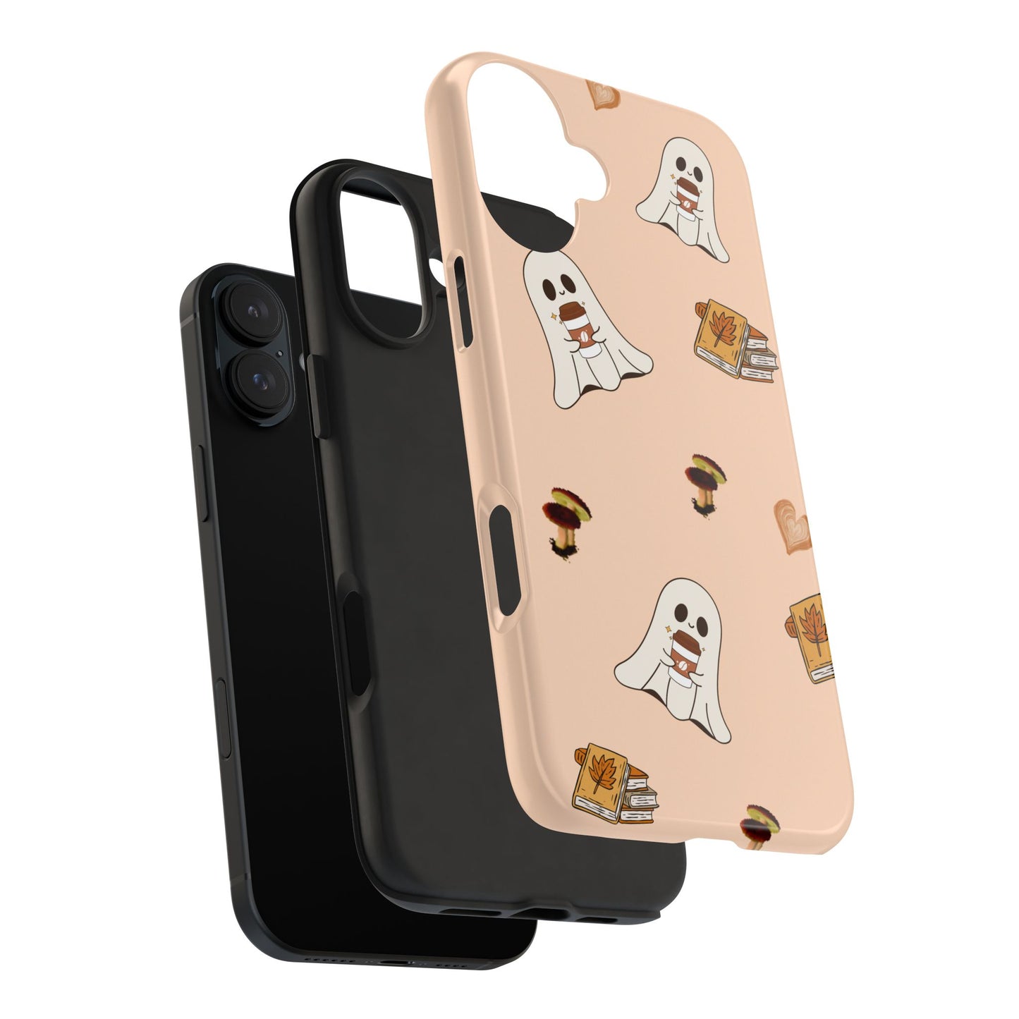 Cute Ghosts Tough Phone Case, Halloween Cell Phone Cover, Gift for Phone Lovers, Spooky Aesthetic, Durable Protective Case