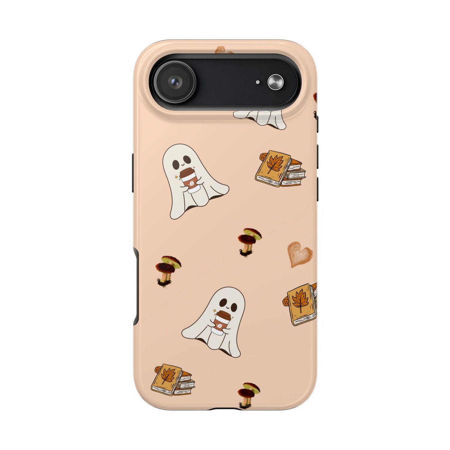 Cute Ghosts Tough Phone Case, Halloween Cell Phone Cover, Gift for Phone Lovers, Spooky Aesthetic, Durable Protective Case