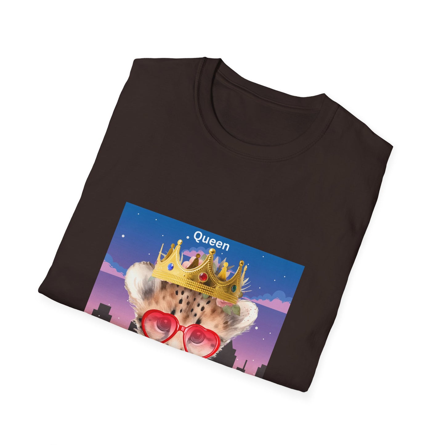 Queen of the Jungle T-Shirt, Cute Animal Tee, Gift for Her, Fun Graphic Shirt, Casual Wear, Birthday Present, Summer Fashion