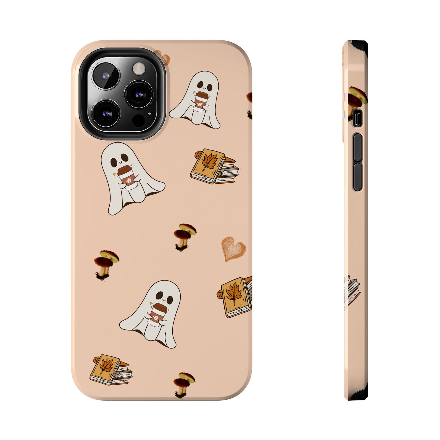 Cute Ghosts Tough Phone Case, Halloween Cell Phone Cover, Gift for Phone Lovers, Spooky Aesthetic, Durable Protective Case