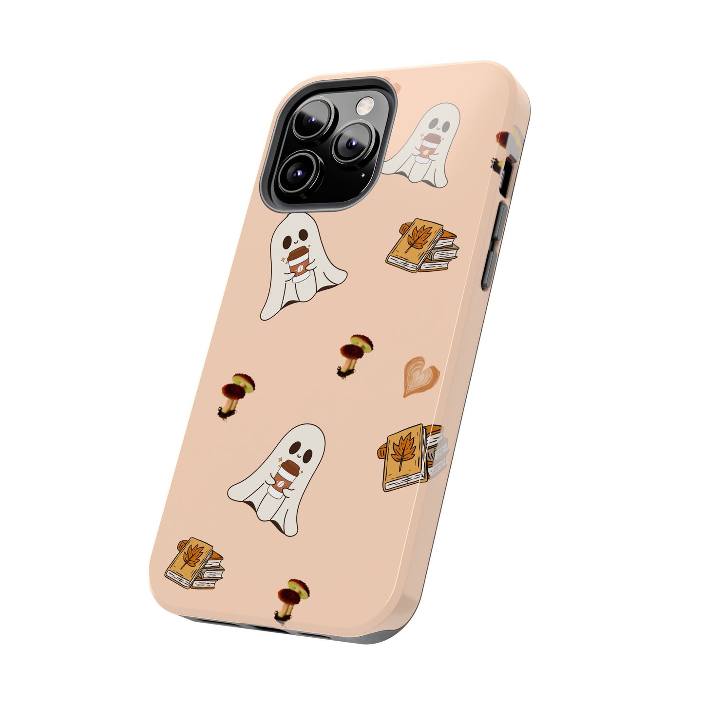 Cute Ghosts Tough Phone Case, Halloween Cell Phone Cover, Gift for Phone Lovers, Spooky Aesthetic, Durable Protective Case