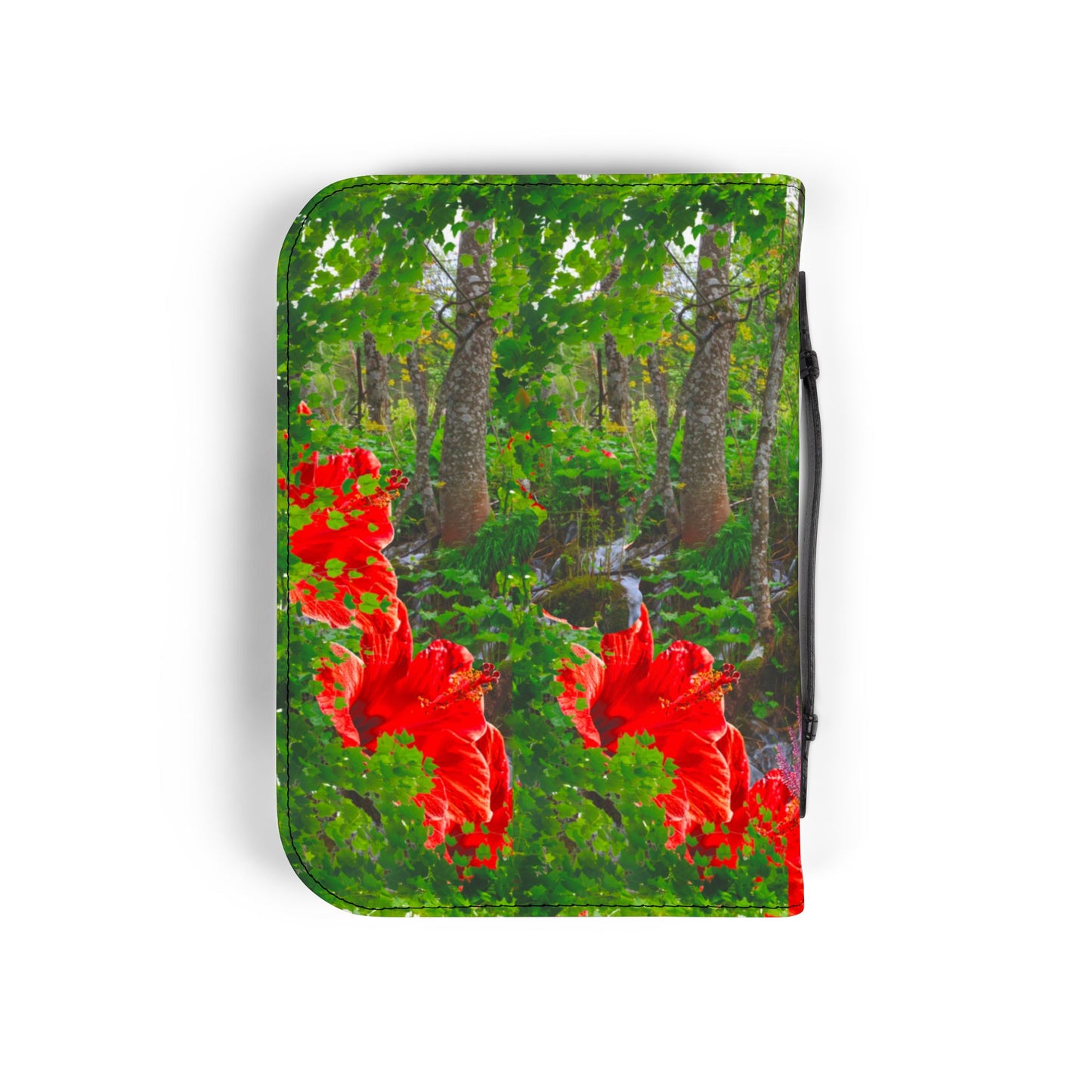 Floral Bible Cover, Nature-Inspired Journal, Spiritual Gifts, Religious Decor, Christian Accessories, Garden Path Design
