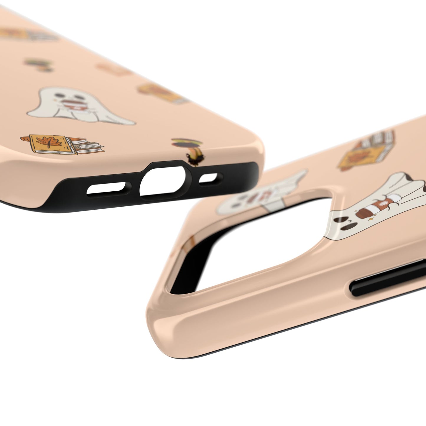 Cute Ghosts Tough Phone Case, Halloween Cell Phone Cover, Gift for Phone Lovers, Spooky Aesthetic, Durable Protective Case