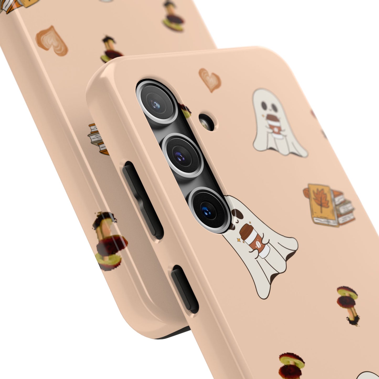Cute Ghosts Tough Phone Case, Halloween Cell Phone Cover, Gift for Phone Lovers, Spooky Aesthetic, Durable Protective Case