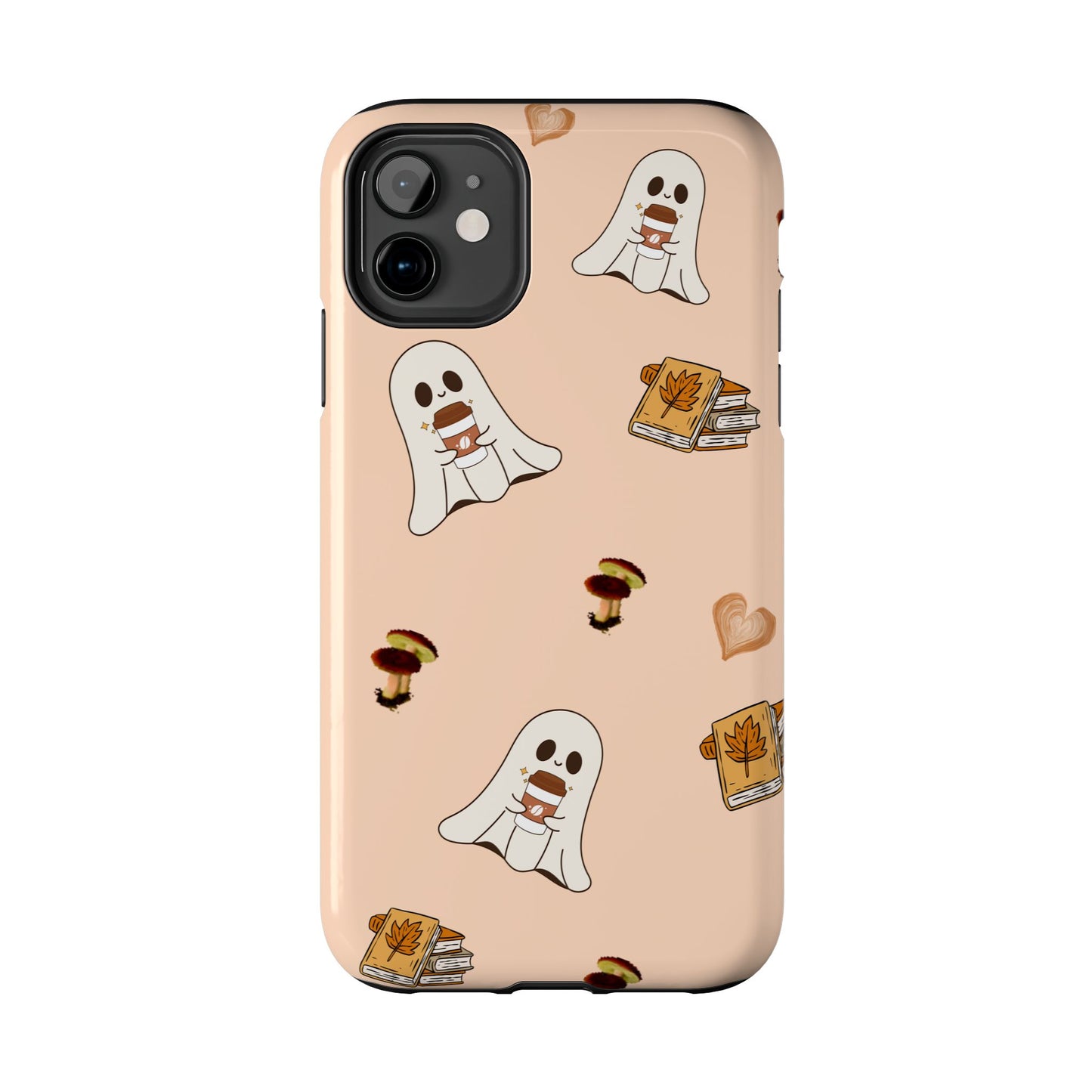 Cute Ghosts Tough Phone Case, Halloween Cell Phone Cover, Gift for Phone Lovers, Spooky Aesthetic, Durable Protective Case