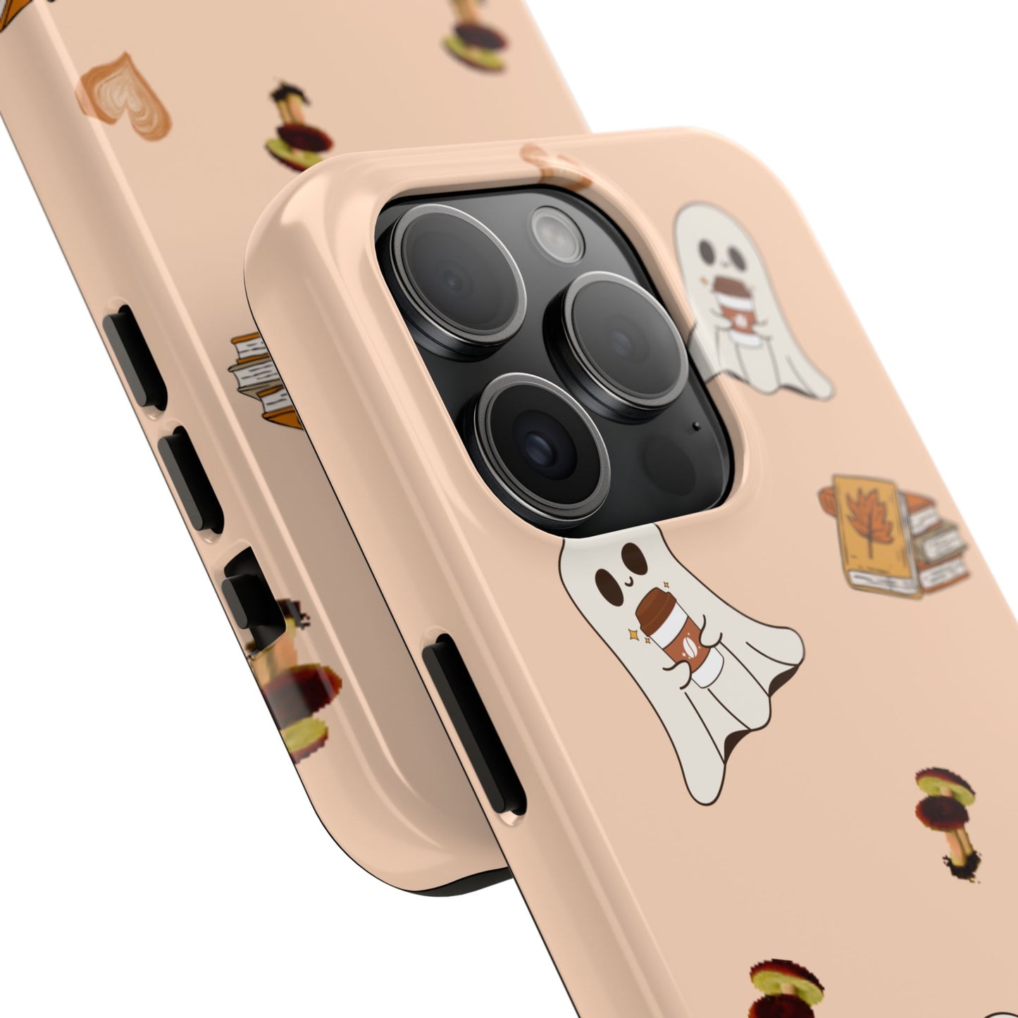 Cute Ghosts Tough Phone Case, Halloween Cell Phone Cover, Gift for Phone Lovers, Spooky Aesthetic, Durable Protective Case