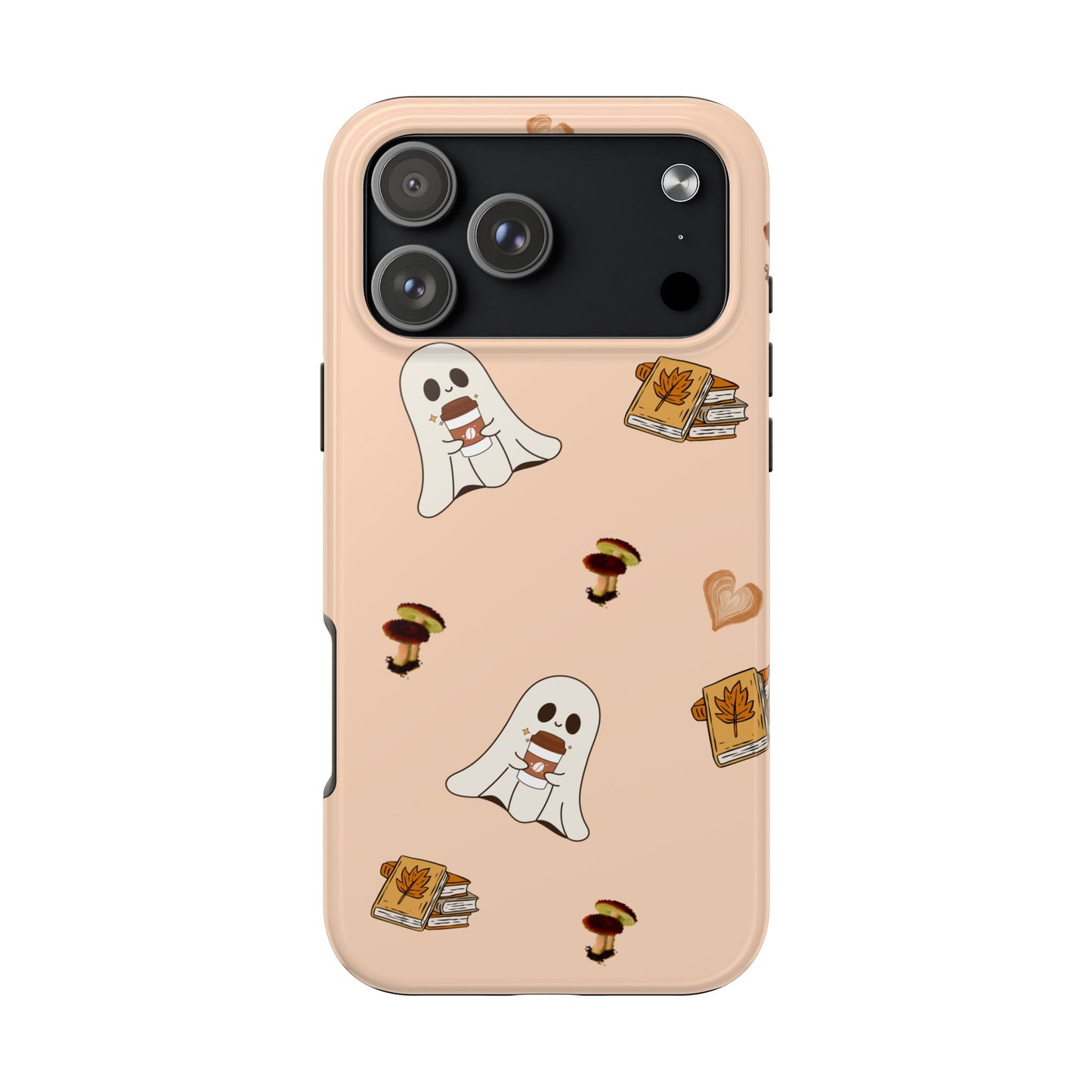 Cute Ghosts Tough Phone Case, Halloween Cell Phone Cover, Gift for Phone Lovers, Spooky Aesthetic, Durable Protective Case