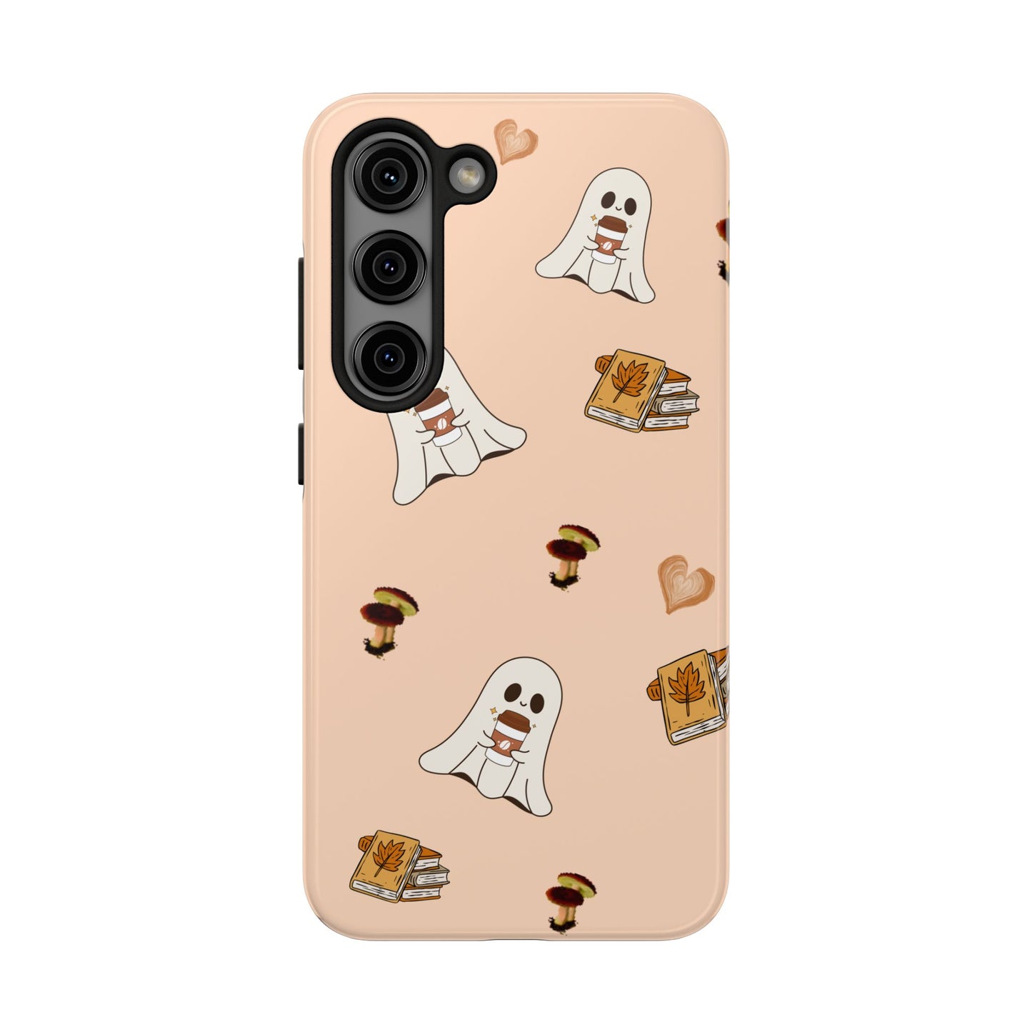 Cute Ghosts Tough Phone Case, Halloween Cell Phone Cover, Gift for Phone Lovers, Spooky Aesthetic, Durable Protective Case