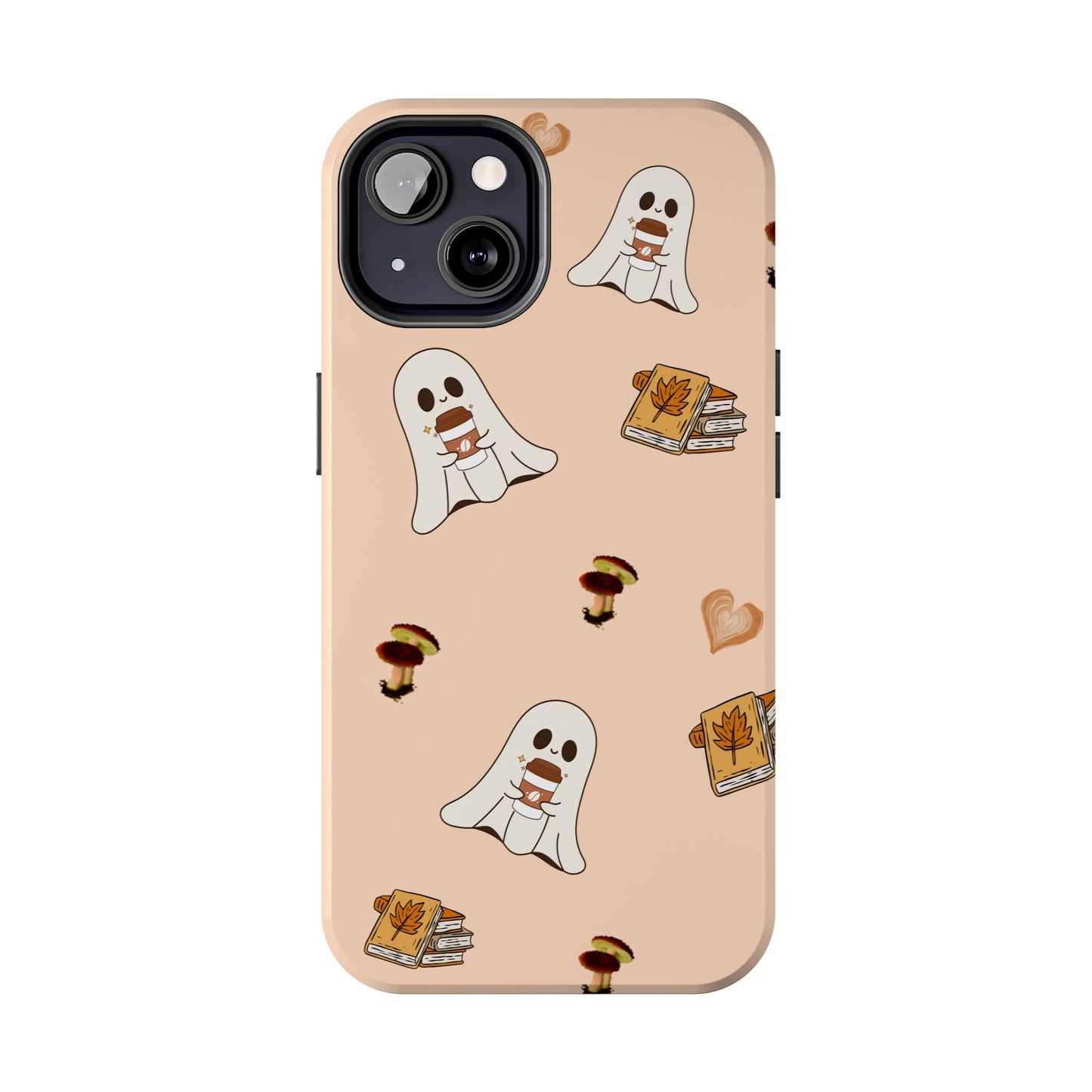 Cute Ghosts Tough Phone Case, Halloween Cell Phone Cover, Gift for Phone Lovers, Spooky Aesthetic, Durable Protective Case