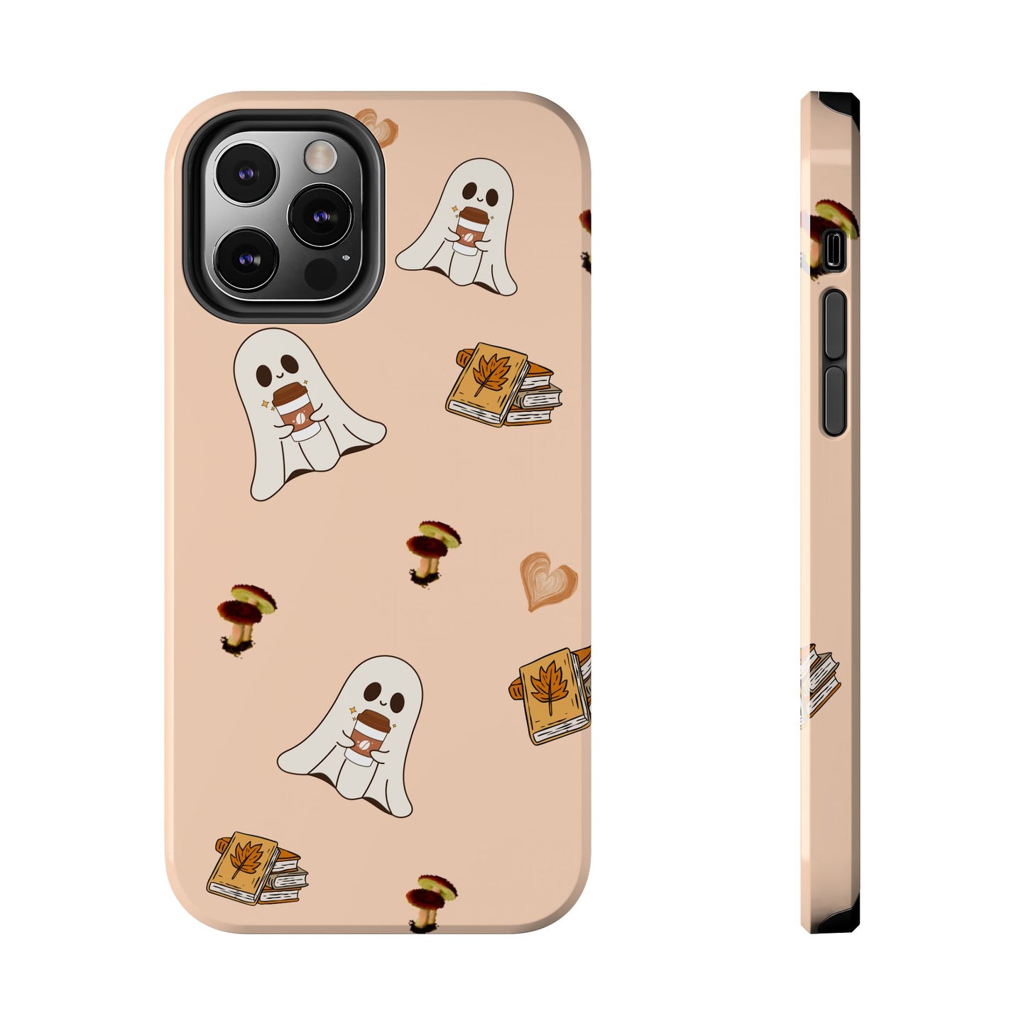 Cute Ghosts Tough Phone Case, Halloween Cell Phone Cover, Gift for Phone Lovers, Spooky Aesthetic, Durable Protective Case