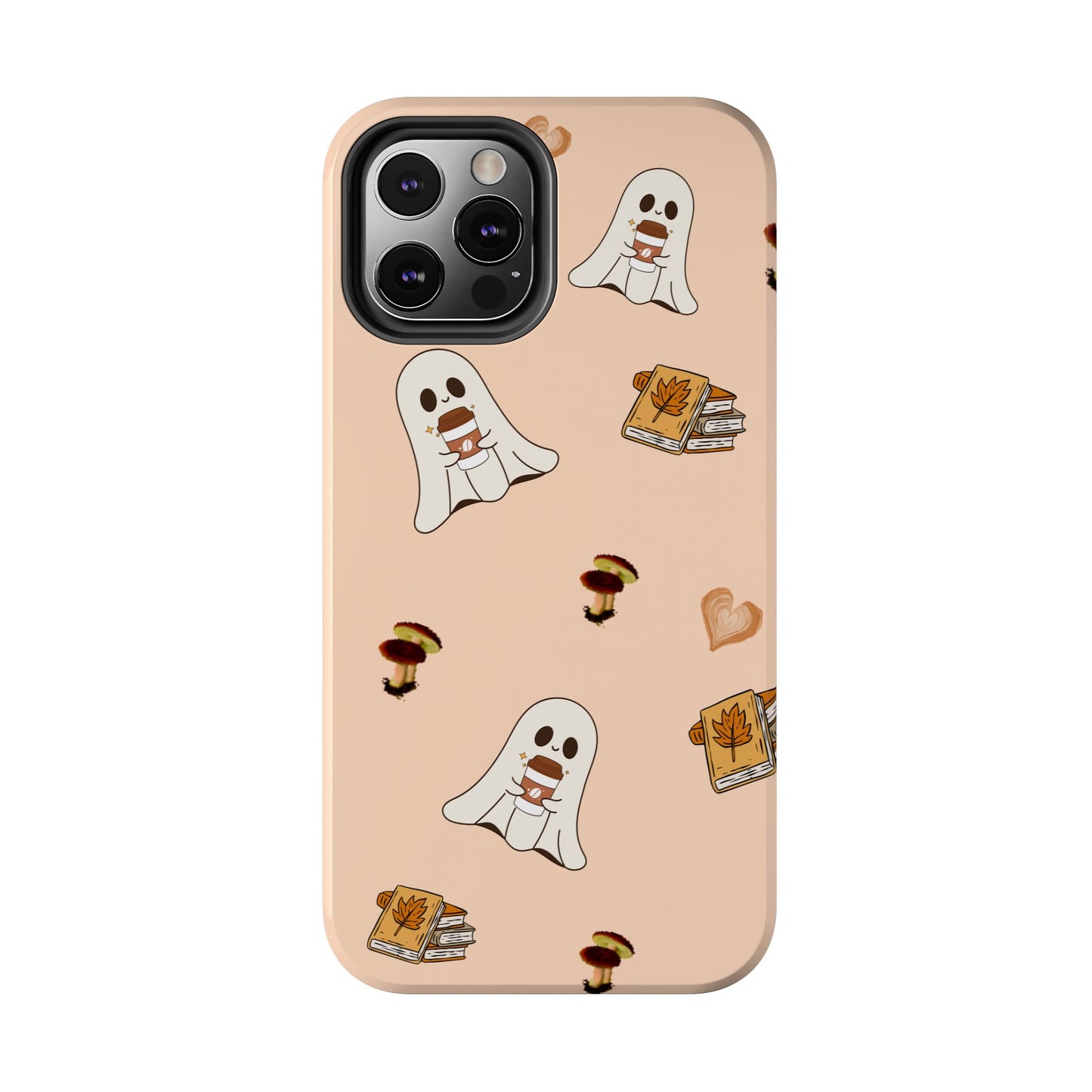 Cute Ghosts Tough Phone Case, Halloween Cell Phone Cover, Gift for Phone Lovers, Spooky Aesthetic, Durable Protective Case