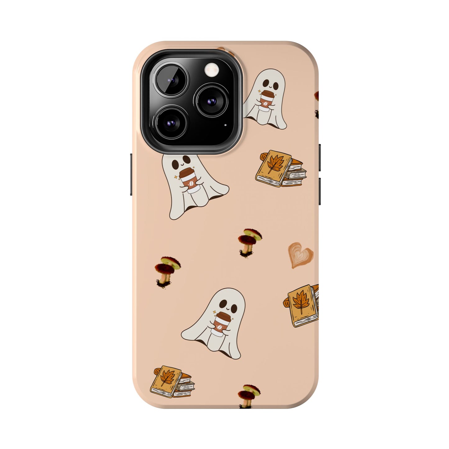 Cute Ghosts Tough Phone Case, Halloween Cell Phone Cover, Gift for Phone Lovers, Spooky Aesthetic, Durable Protective Case