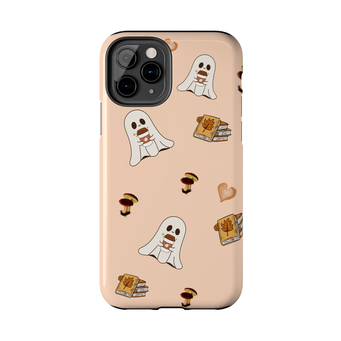 Cute Ghosts Tough Phone Case, Halloween Cell Phone Cover, Gift for Phone Lovers, Spooky Aesthetic, Durable Protective Case