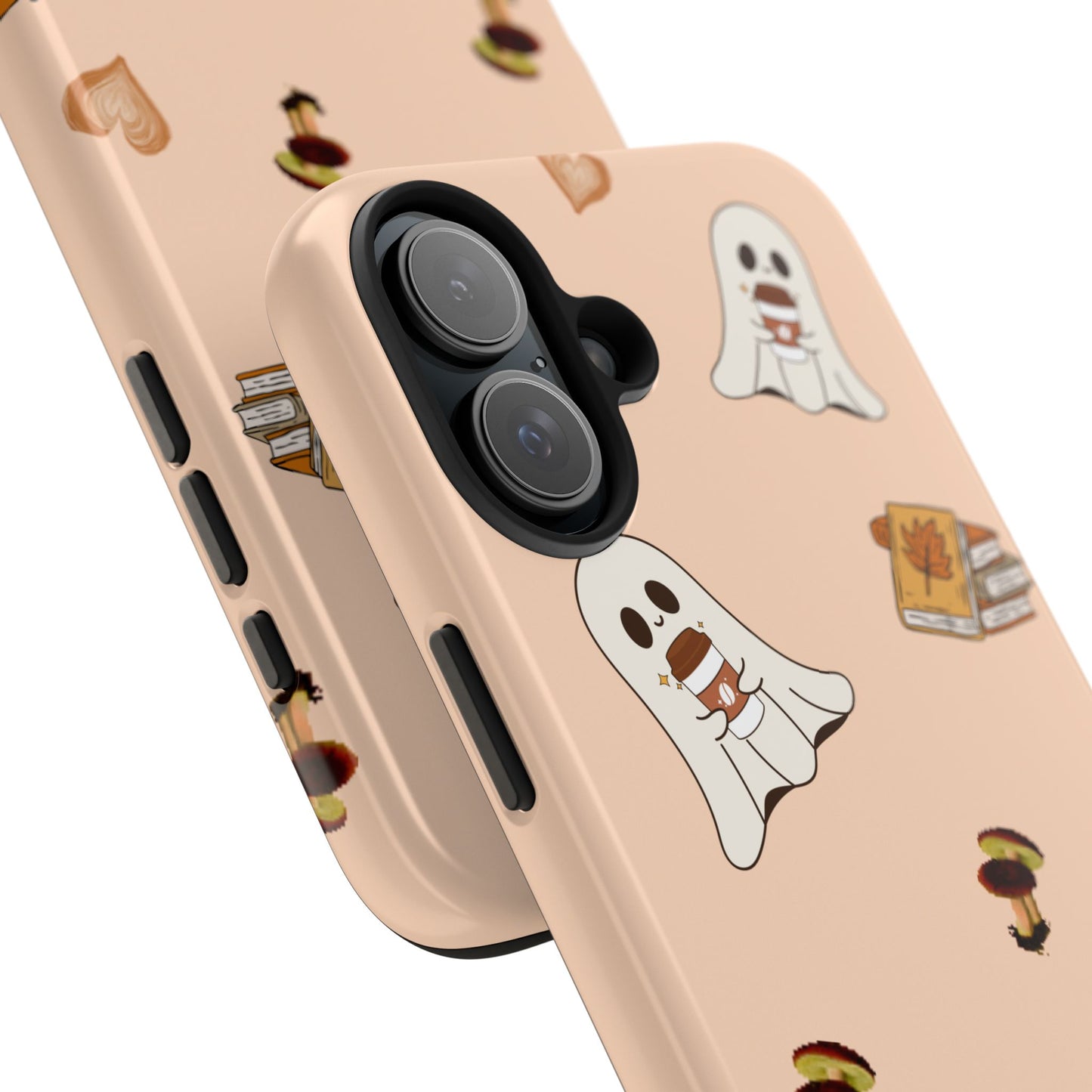 Cute Ghosts Tough Phone Case, Halloween Cell Phone Cover, Gift for Phone Lovers, Spooky Aesthetic, Durable Protective Case