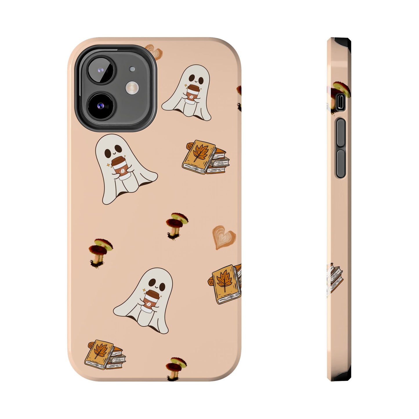 Cute Ghosts Tough Phone Case, Halloween Cell Phone Cover, Gift for Phone Lovers, Spooky Aesthetic, Durable Protective Case