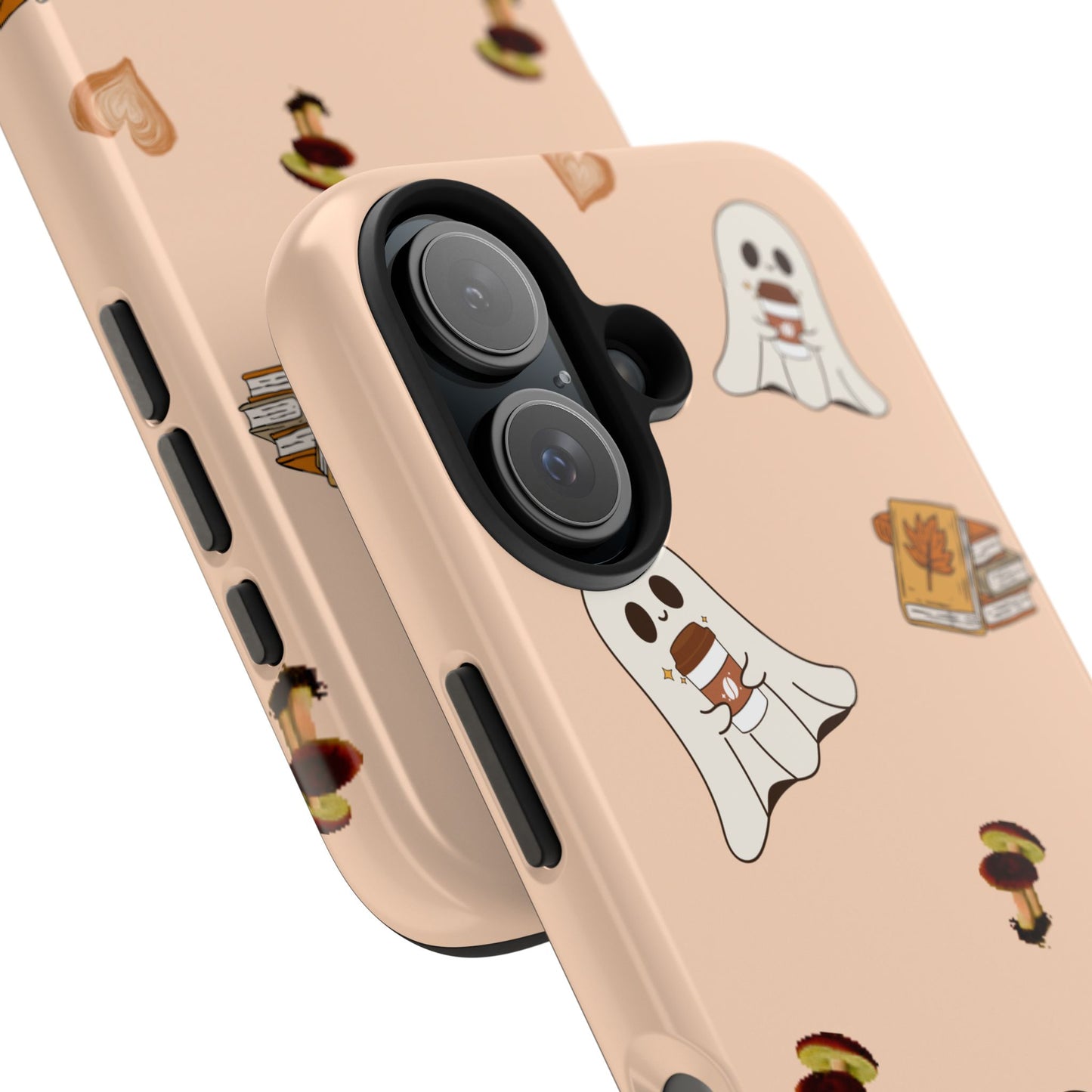 Cute Ghosts Tough Phone Case, Halloween Cell Phone Cover, Gift for Phone Lovers, Spooky Aesthetic, Durable Protective Case