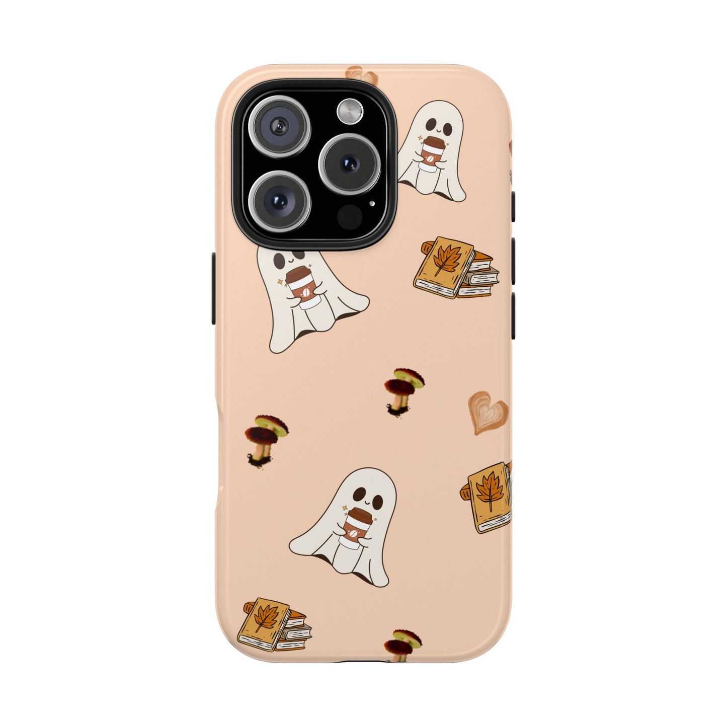 Cute Ghosts Tough Phone Case, Halloween Cell Phone Cover, Gift for Phone Lovers, Spooky Aesthetic, Durable Protective Case