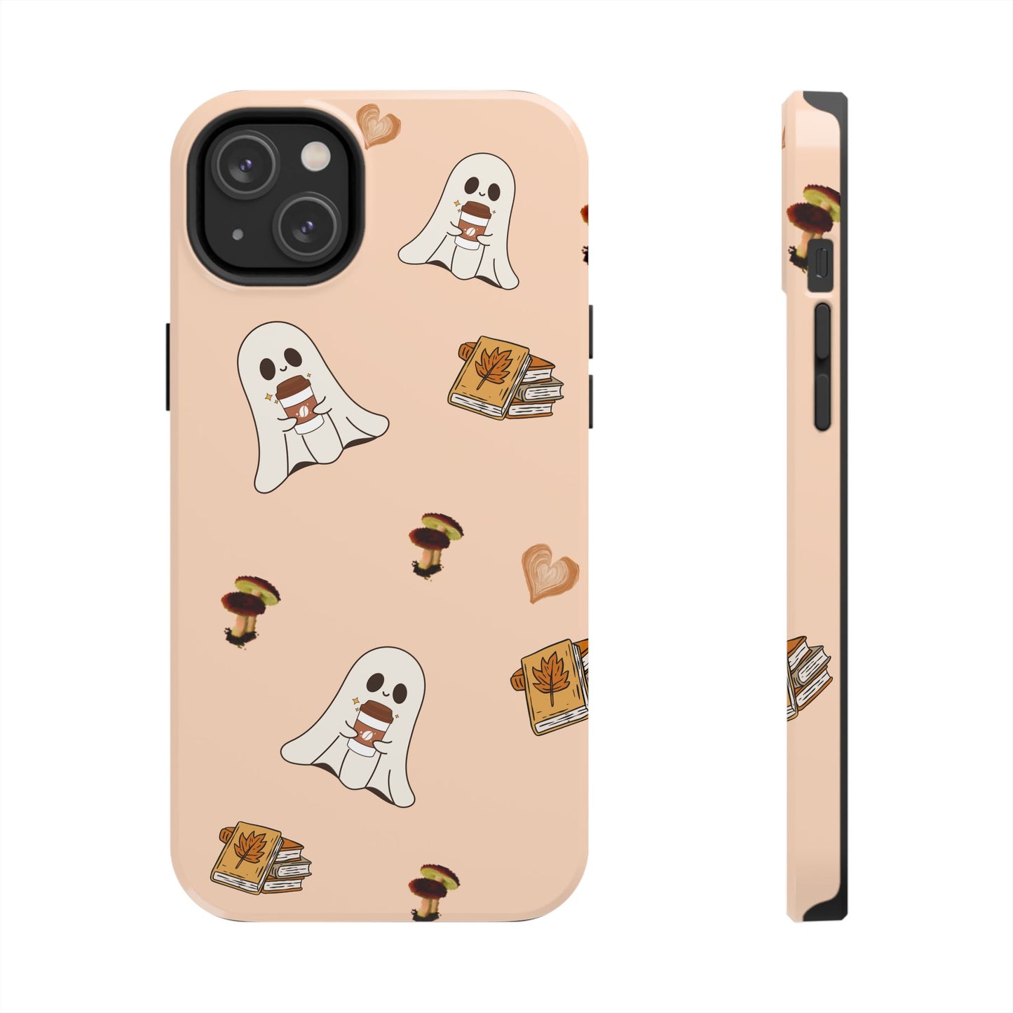 Cute Ghosts Tough Phone Case, Halloween Cell Phone Cover, Gift for Phone Lovers, Spooky Aesthetic, Durable Protective Case