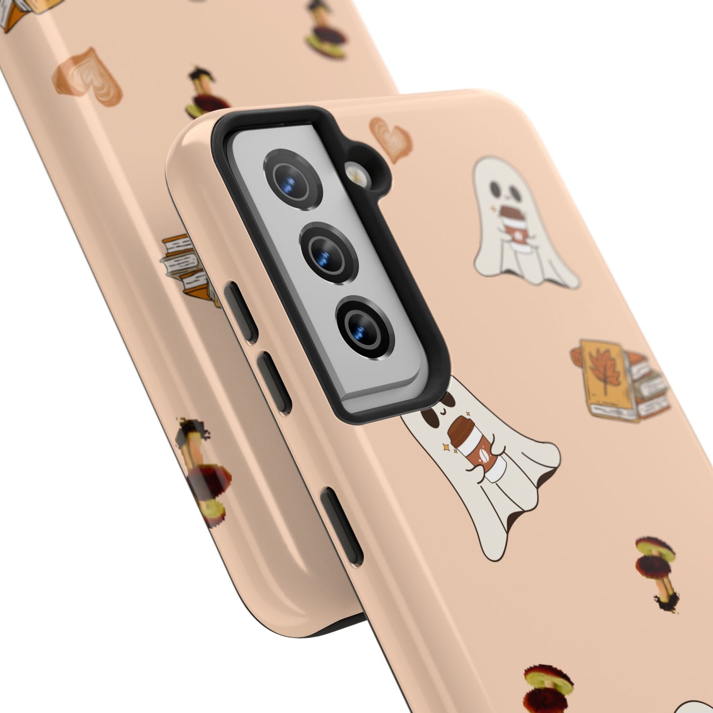 Cute Ghosts Tough Phone Case, Halloween Cell Phone Cover, Gift for Phone Lovers, Spooky Aesthetic, Durable Protective Case