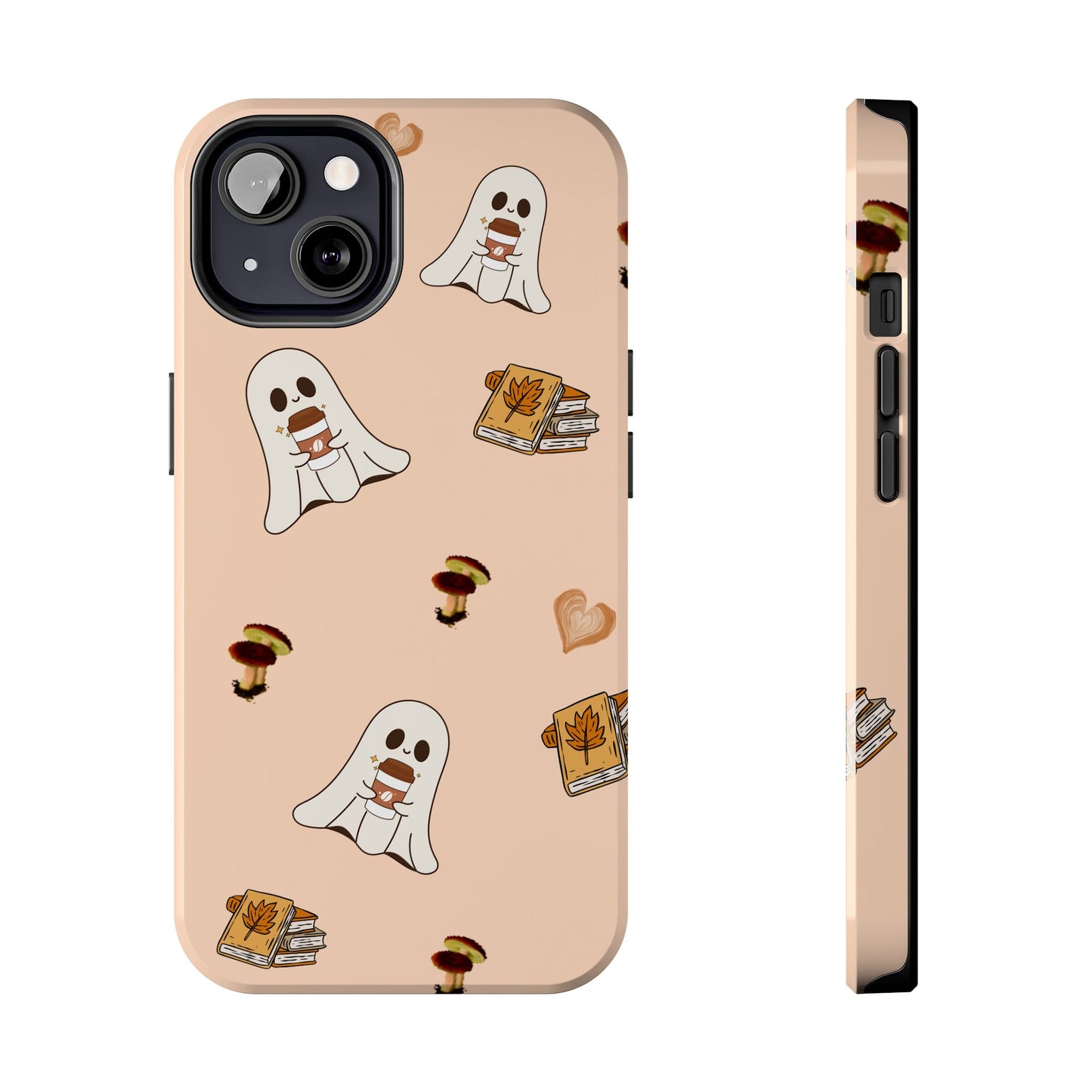Cute Ghosts Tough Phone Case, Halloween Cell Phone Cover, Gift for Phone Lovers, Spooky Aesthetic, Durable Protective Case