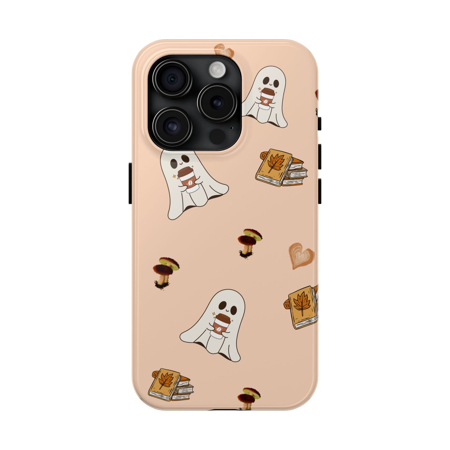 Cute Ghosts Tough Phone Case, Halloween Cell Phone Cover, Gift for Phone Lovers, Spooky Aesthetic, Durable Protective Case