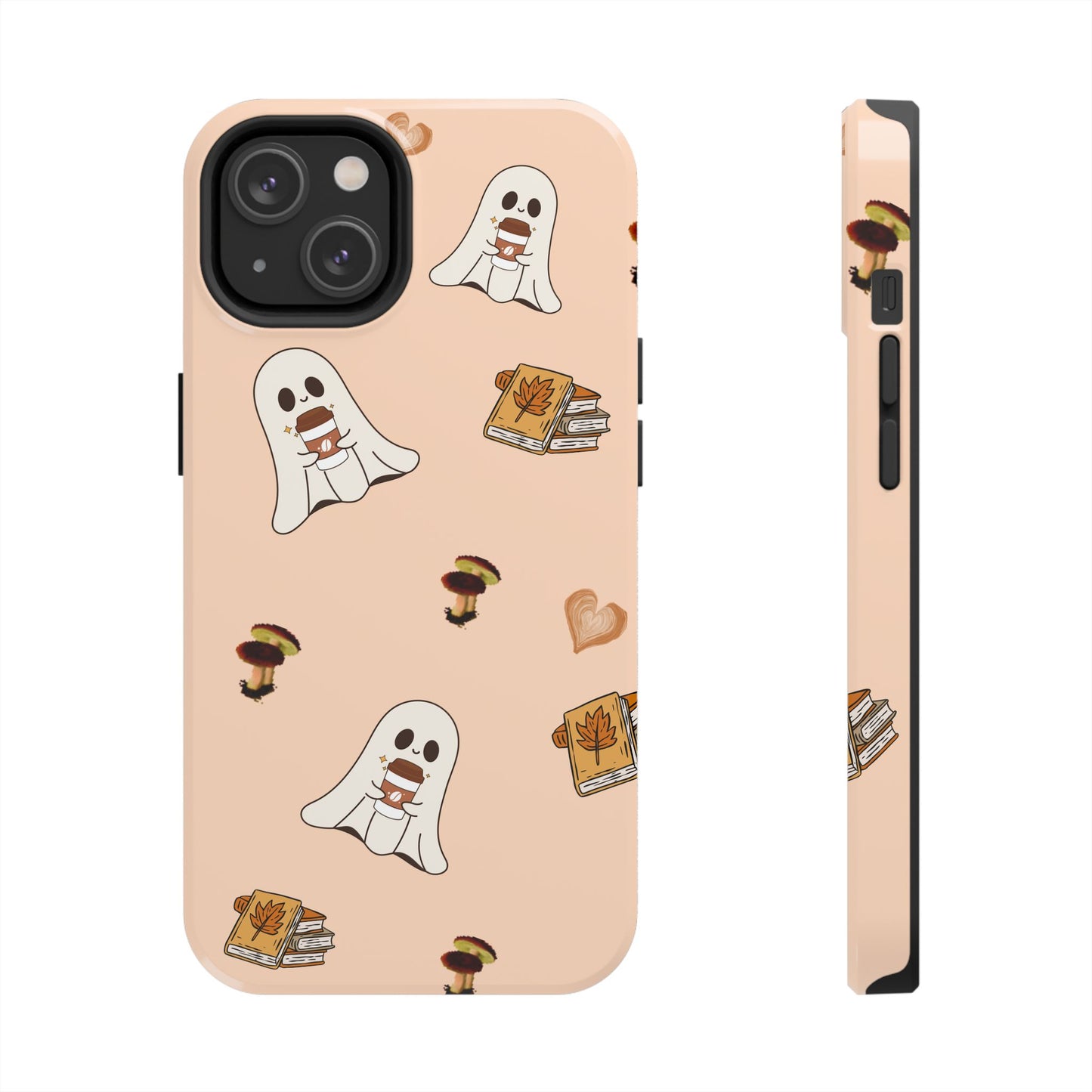 Cute Ghosts Tough Phone Case, Halloween Cell Phone Cover, Gift for Phone Lovers, Spooky Aesthetic, Durable Protective Case