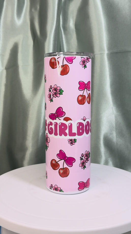 GirlBoss Cherry Tumbler