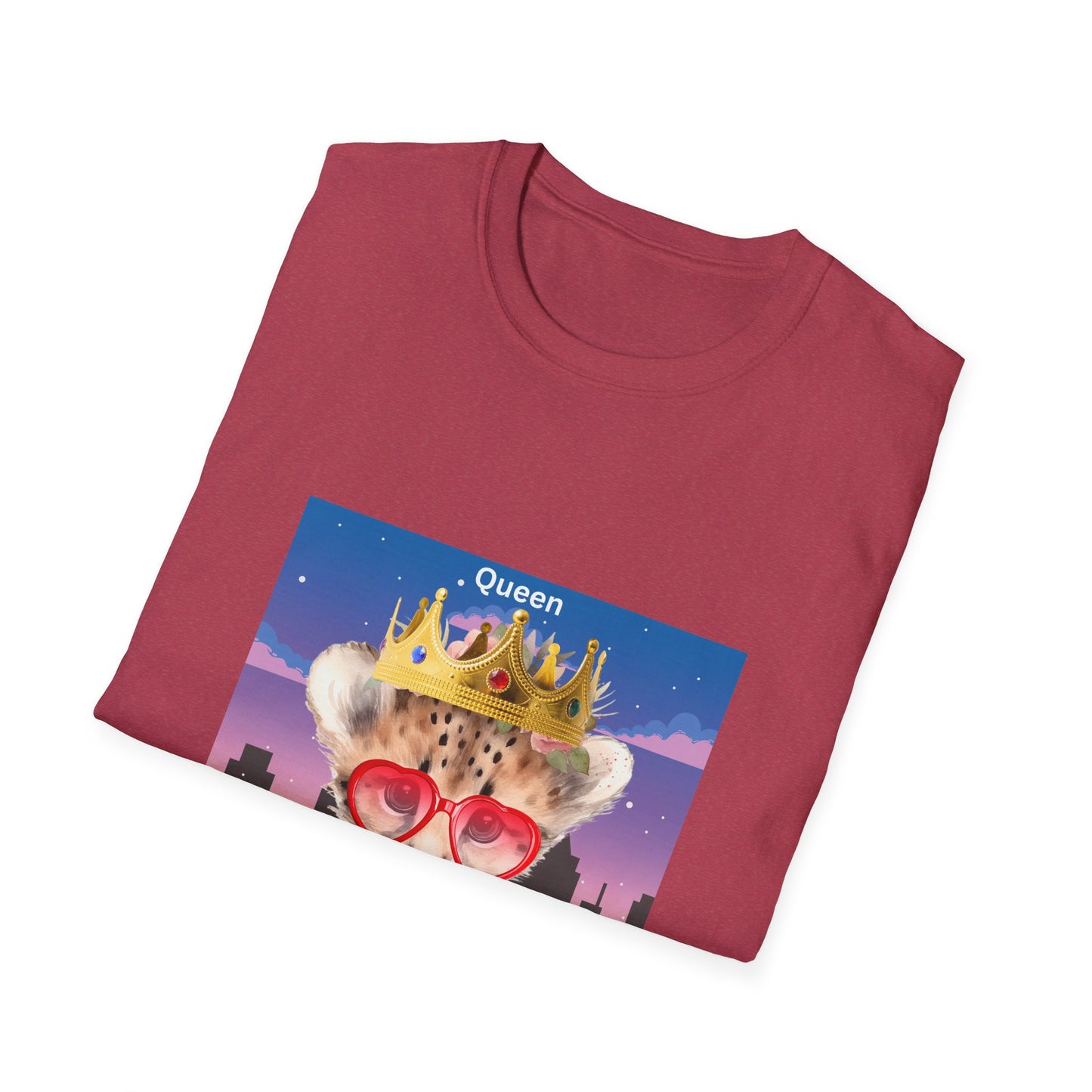 Queen of the Jungle T-Shirt, Cute Animal Tee, Gift for Her, Fun Graphic Shirt, Casual Wear, Birthday Present, Summer Fashion
