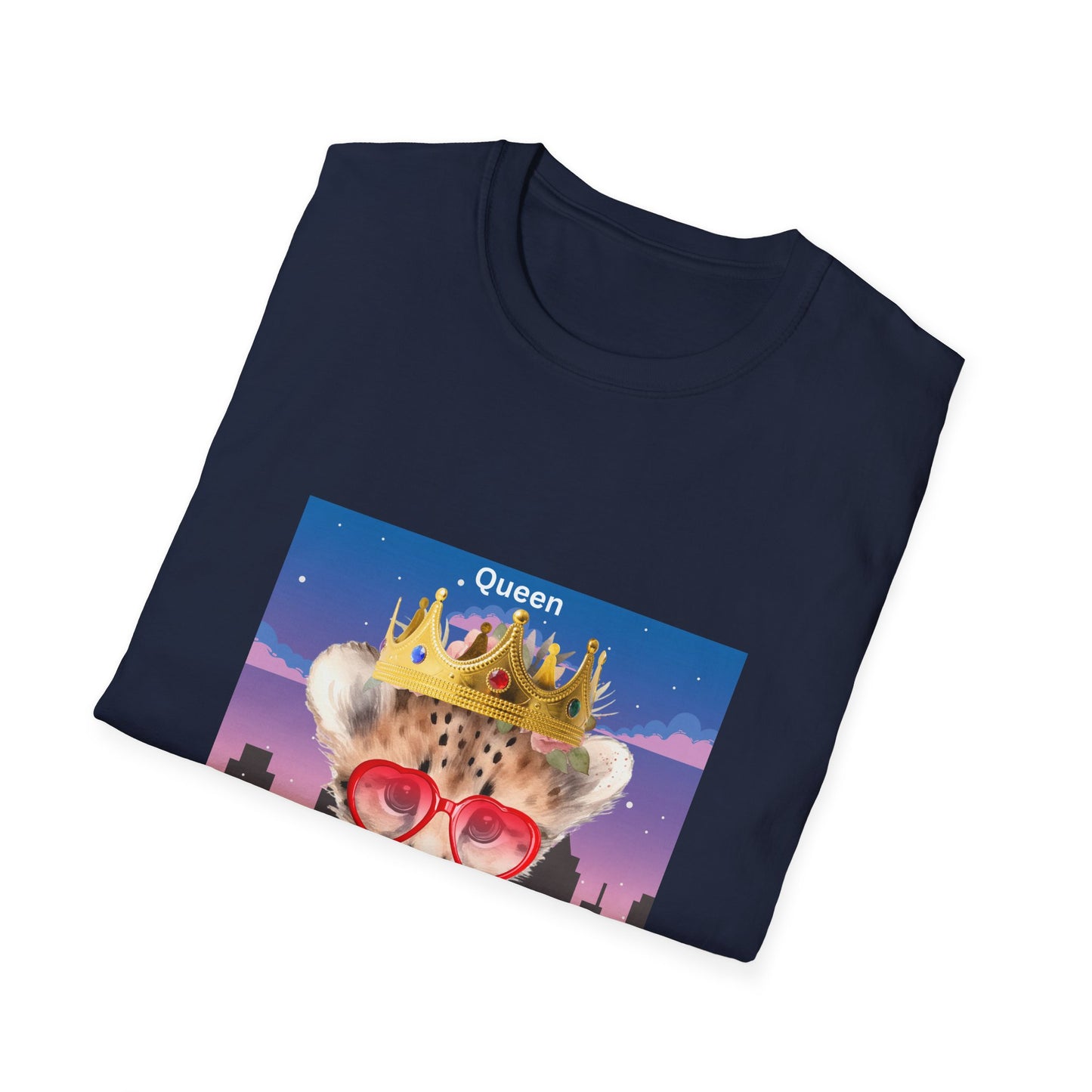 Queen of the Jungle T-Shirt, Cute Animal Tee, Gift for Her, Fun Graphic Shirt, Casual Wear, Birthday Present, Summer Fashion