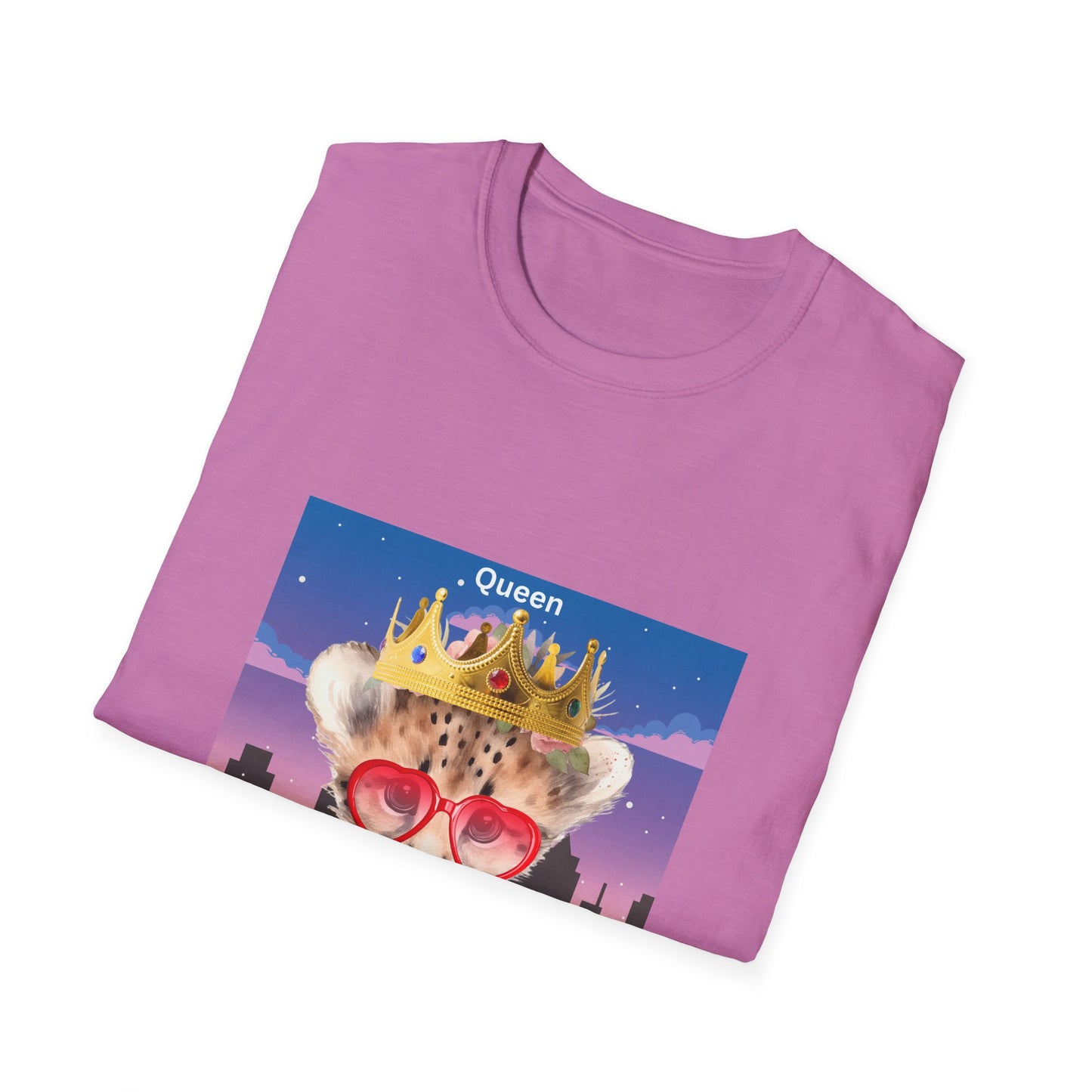 Queen of the Jungle T-Shirt, Cute Animal Tee, Gift for Her, Fun Graphic Shirt, Casual Wear, Birthday Present, Summer Fashion