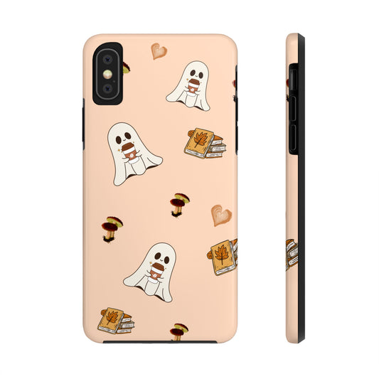 Cute Ghosts Tough Phone Case, Halloween Cell Phone Cover, Gift for Phone Lovers, Spooky Aesthetic, Durable Protective Case