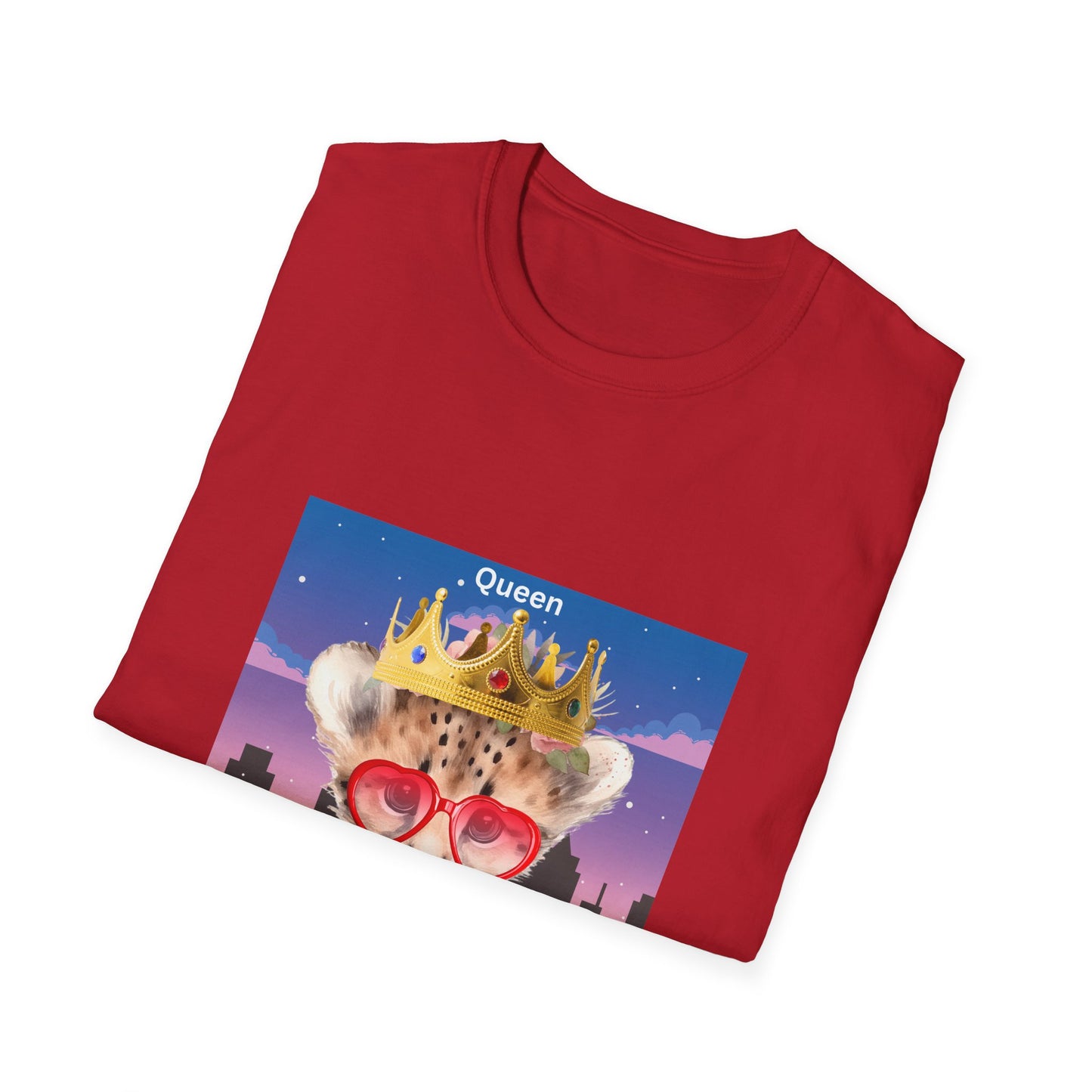 Queen of the Jungle T-Shirt, Cute Animal Tee, Gift for Her, Fun Graphic Shirt, Casual Wear, Birthday Present, Summer Fashion